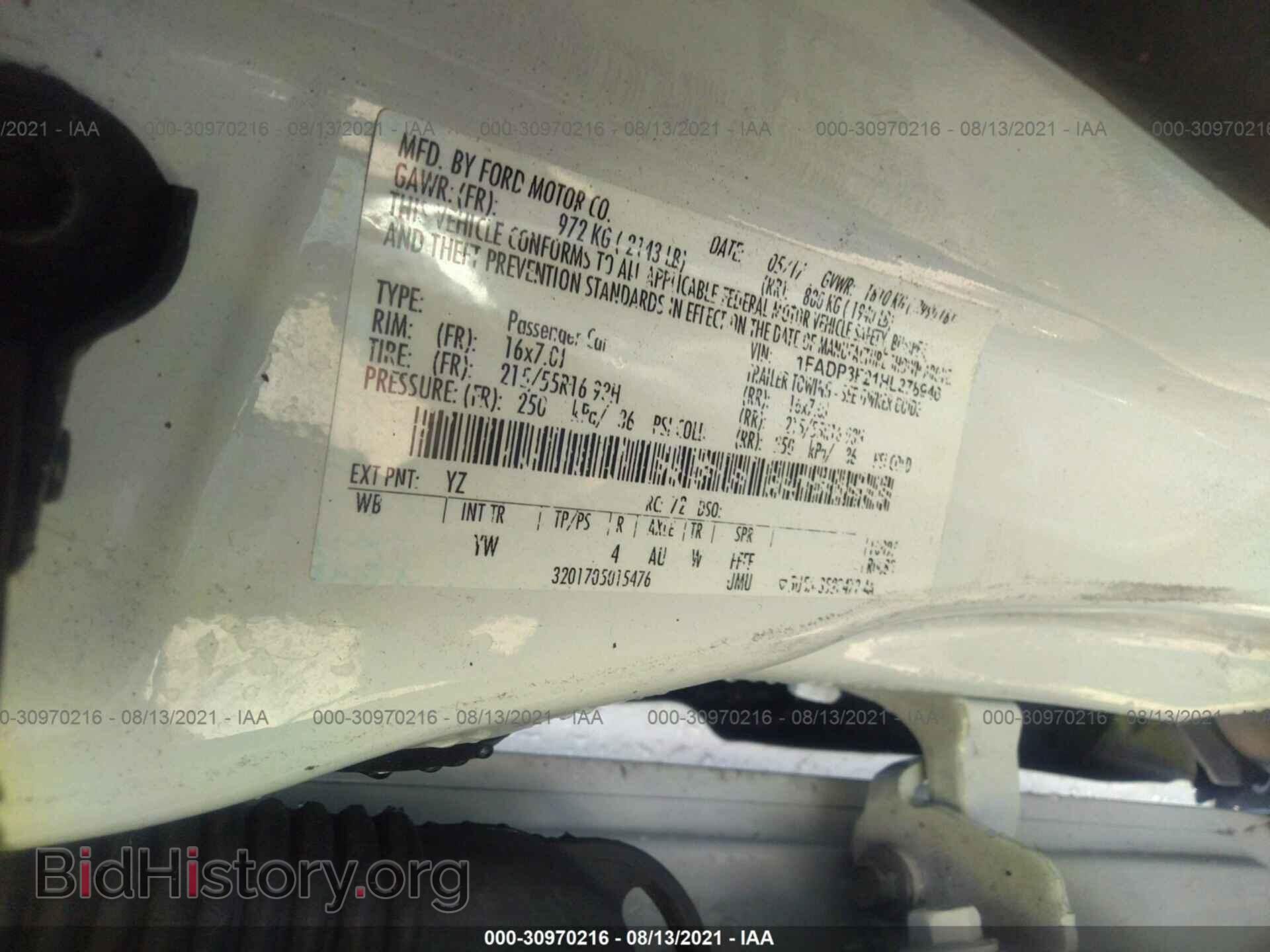 2017 FORD FOCUS - VIN: 1FADP3F21HL278946 - Фото 9