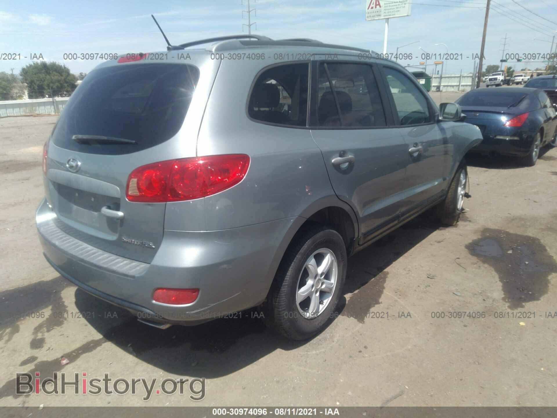 2007 HYUNDAI SANTA FE - VIN: 5NMSG73D97H063085 - Фото 4