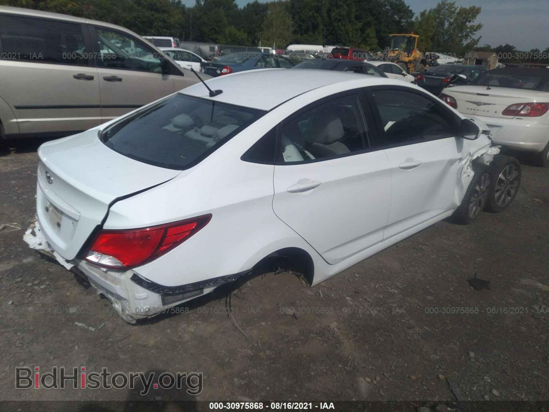 2017 HYUNDAI ACCENT - VIN: KMHCT4AE2HU344127 - Фото 4