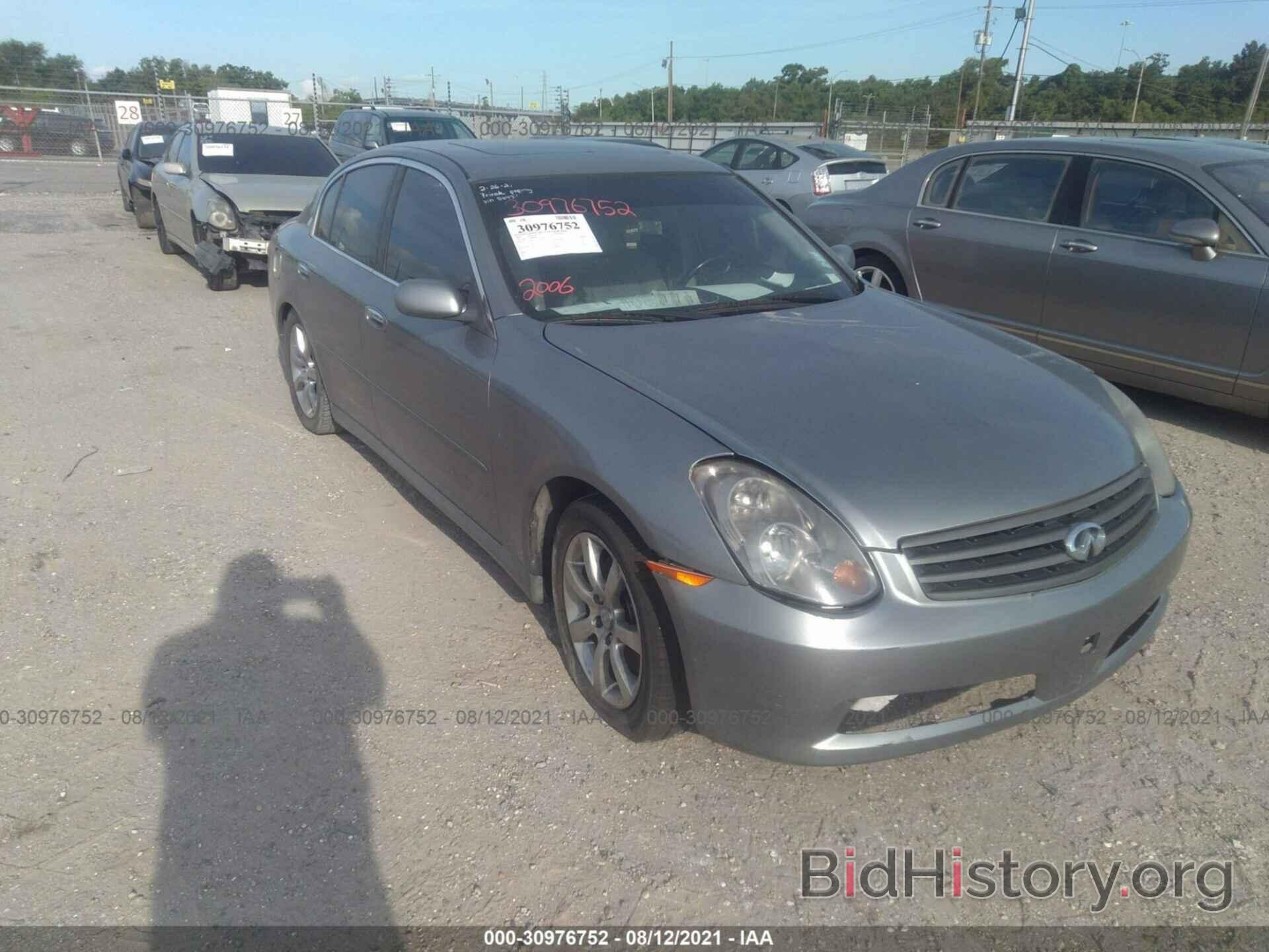 Фотография JNKCV51E66M504719 - INFINITI G35 SEDAN 2006