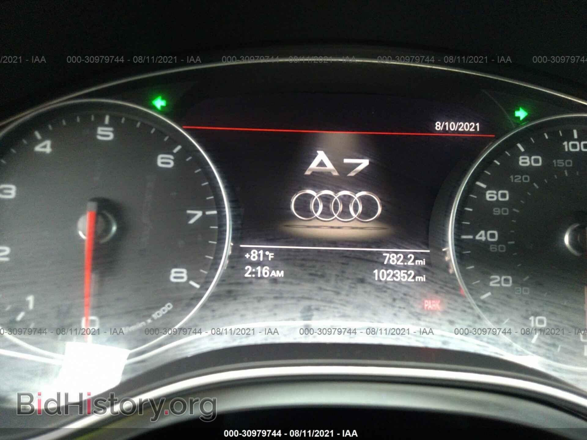 2013 AUDI A7 - VIN: WAU2GAFC9DN012049 - Фото 7