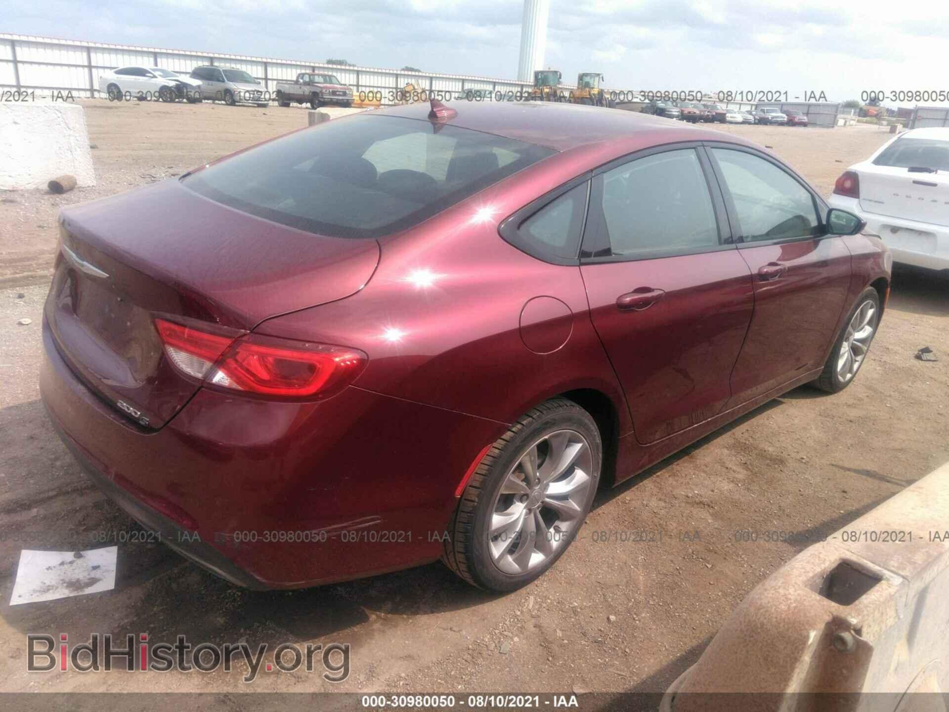 2015 CHRYSLER 200 - VIN: 1C3CCCBGXFN668534 - Фото 4