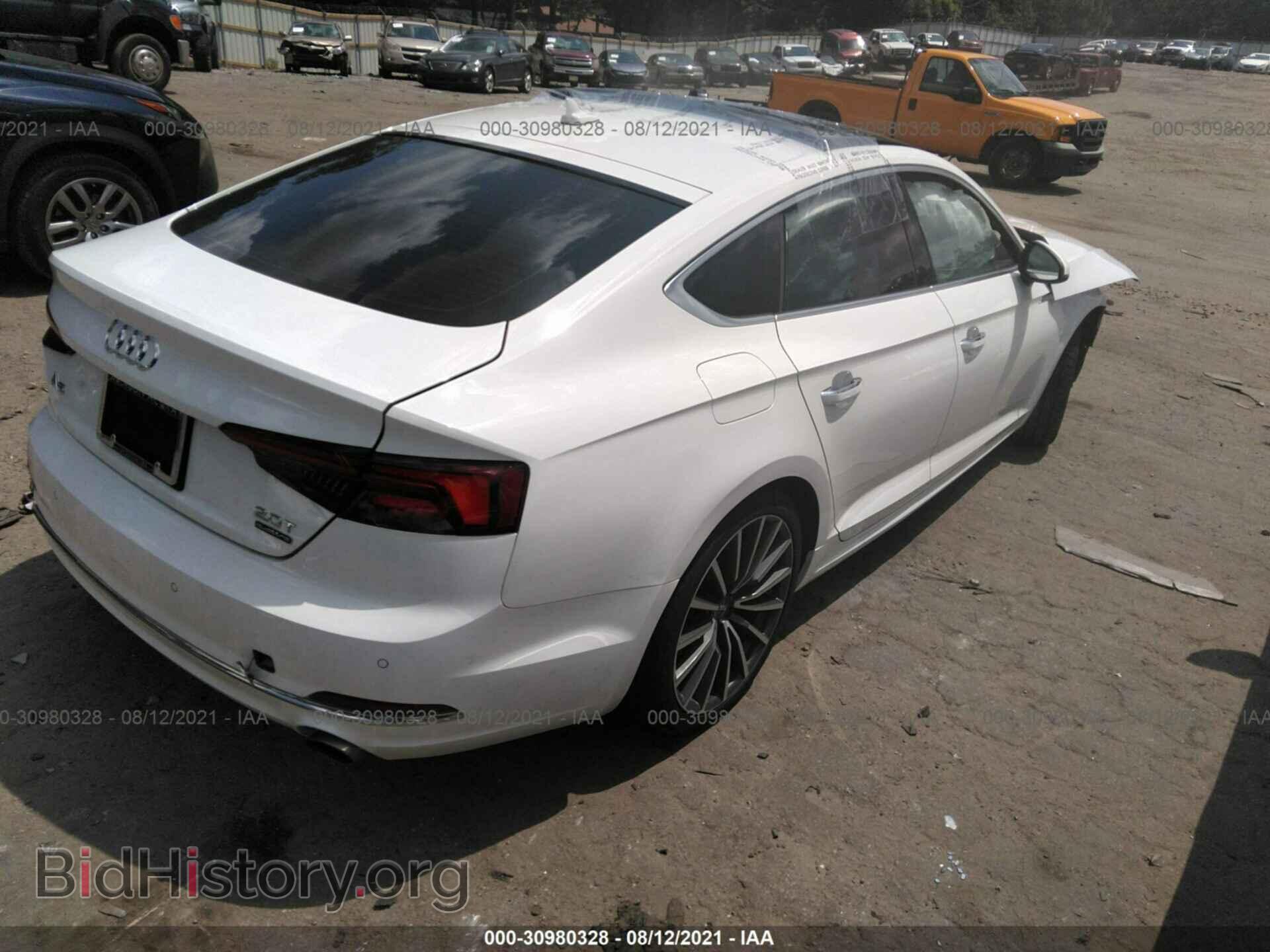 2018 AUDI A5 SPORTBACK - VIN: WAUBNCF58JA101150 - Фото 4