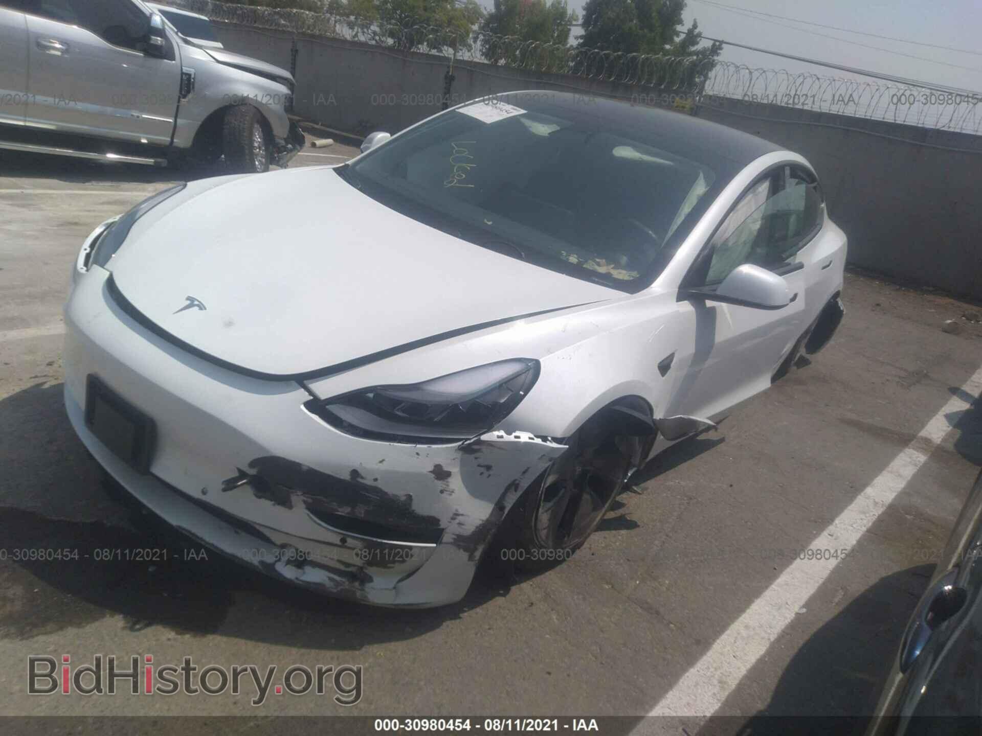 2021 TESLA MODEL 3 - VIN: 5YJ3E1EA3MF986363 - Фото 2