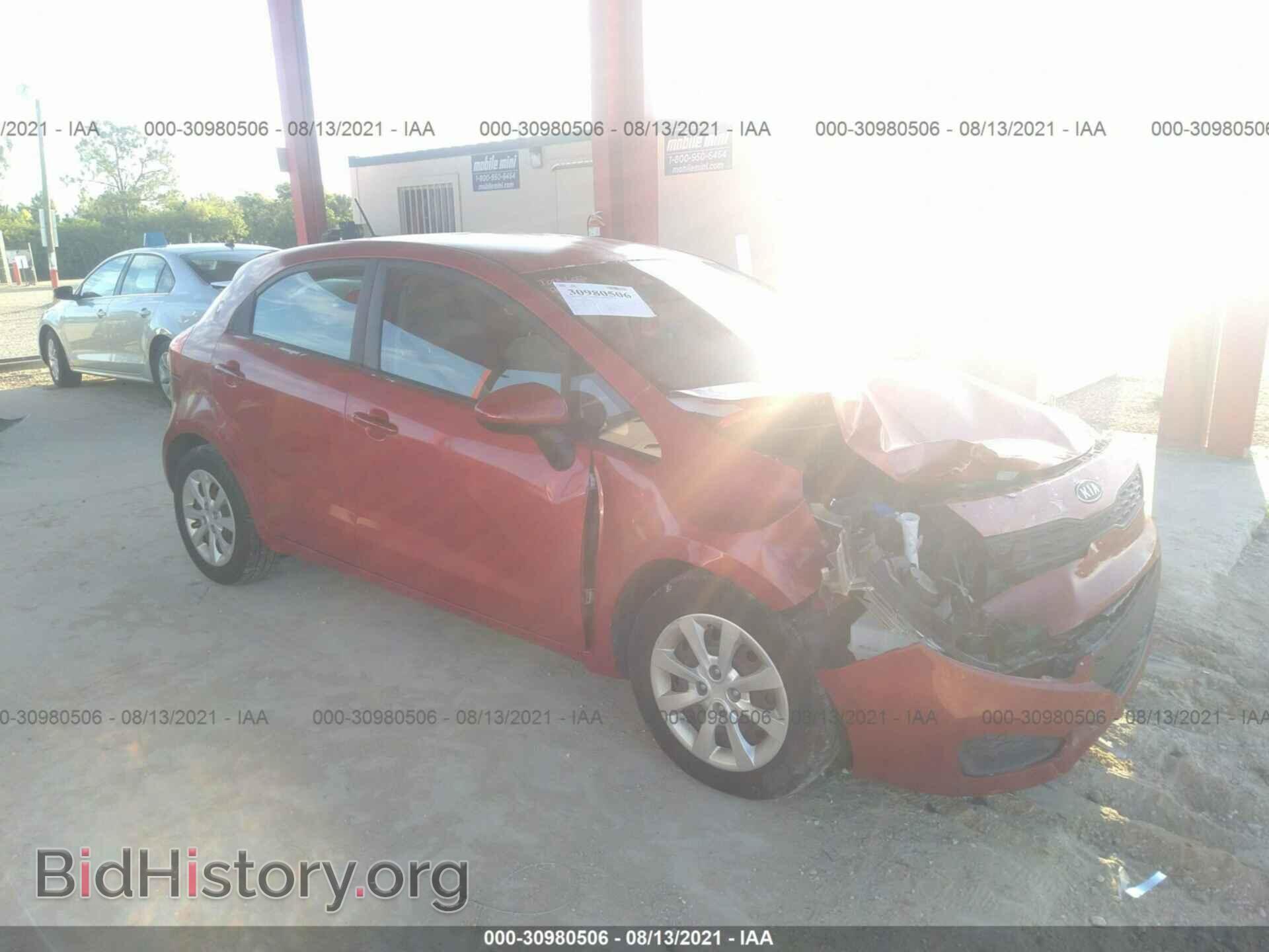 Фотография KNADM5A32C6021586 - KIA RIO 2012