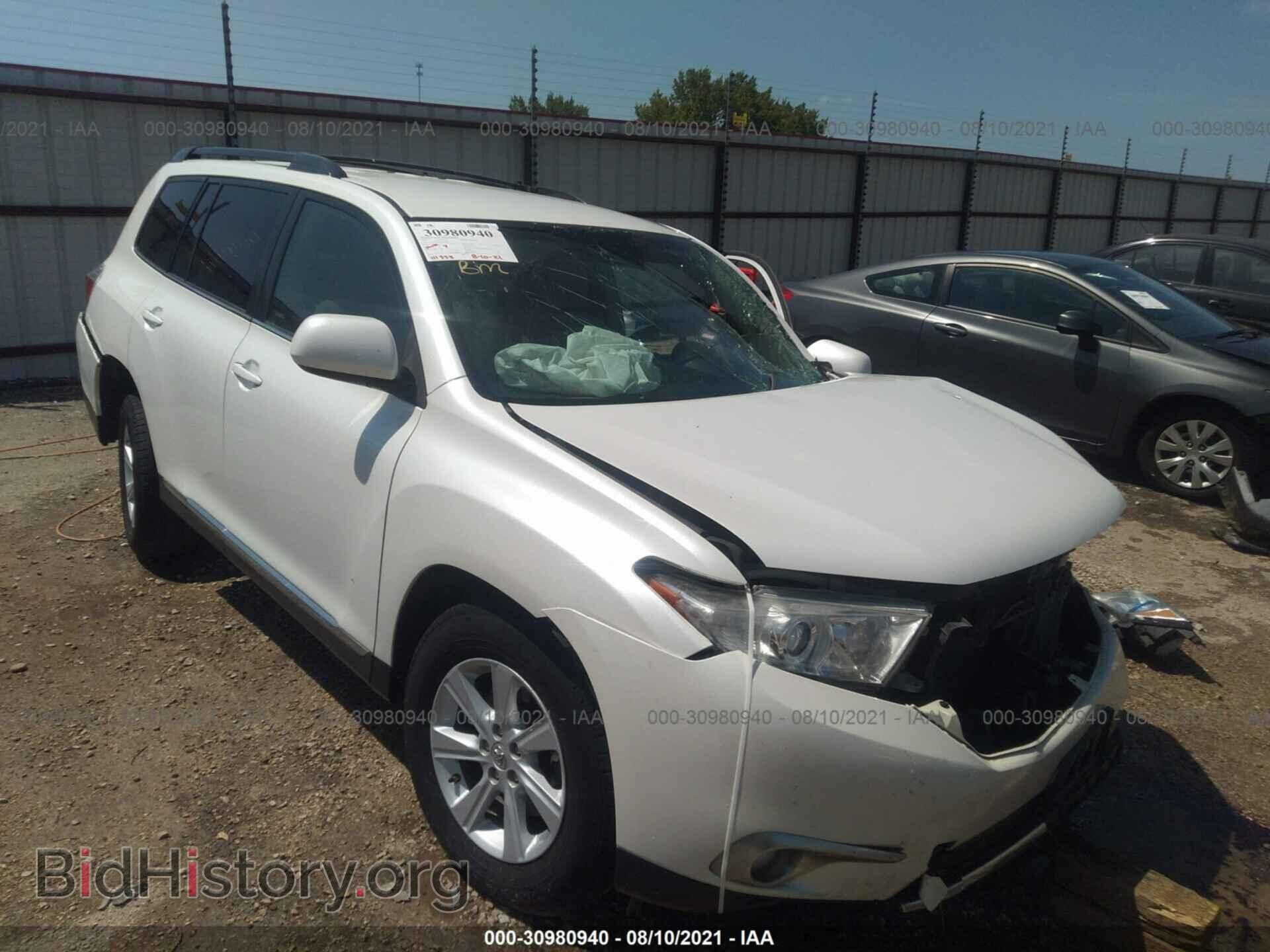 Фотография 5TDZK3EH7DS104232 - TOYOTA HIGHLANDER 2013