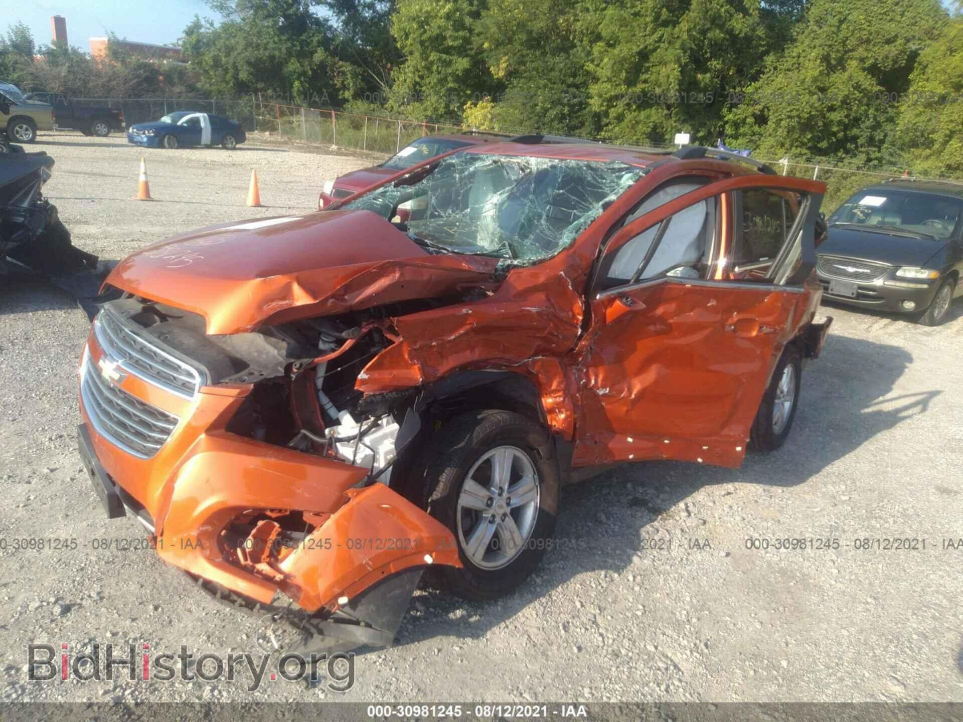 2015 CHEVROLET TRAX - VIN: KL7CJLSB2FB157808 - Фото 2