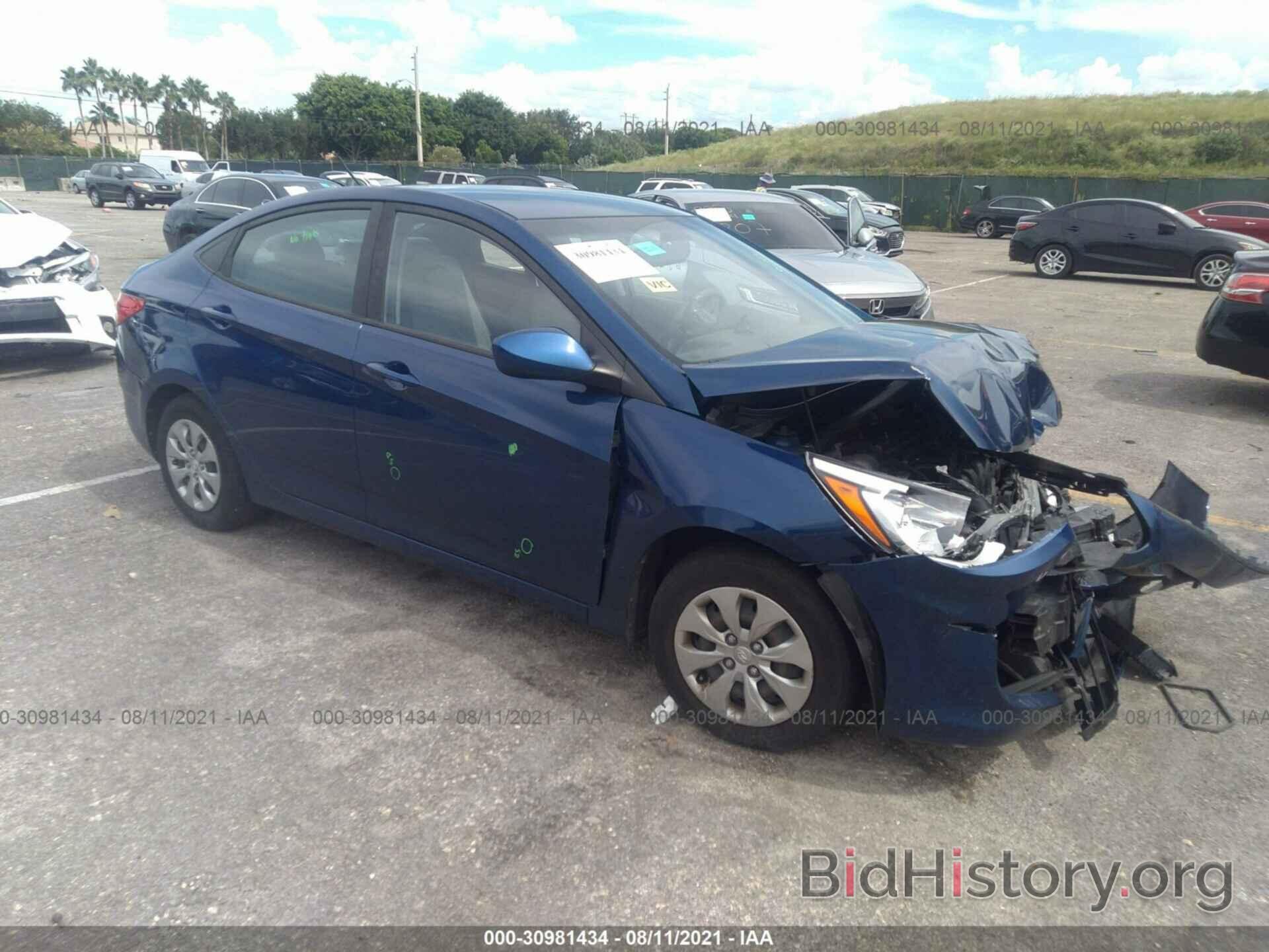 Photo KMHCT4AE9GU106595 - HYUNDAI ACCENT 2016