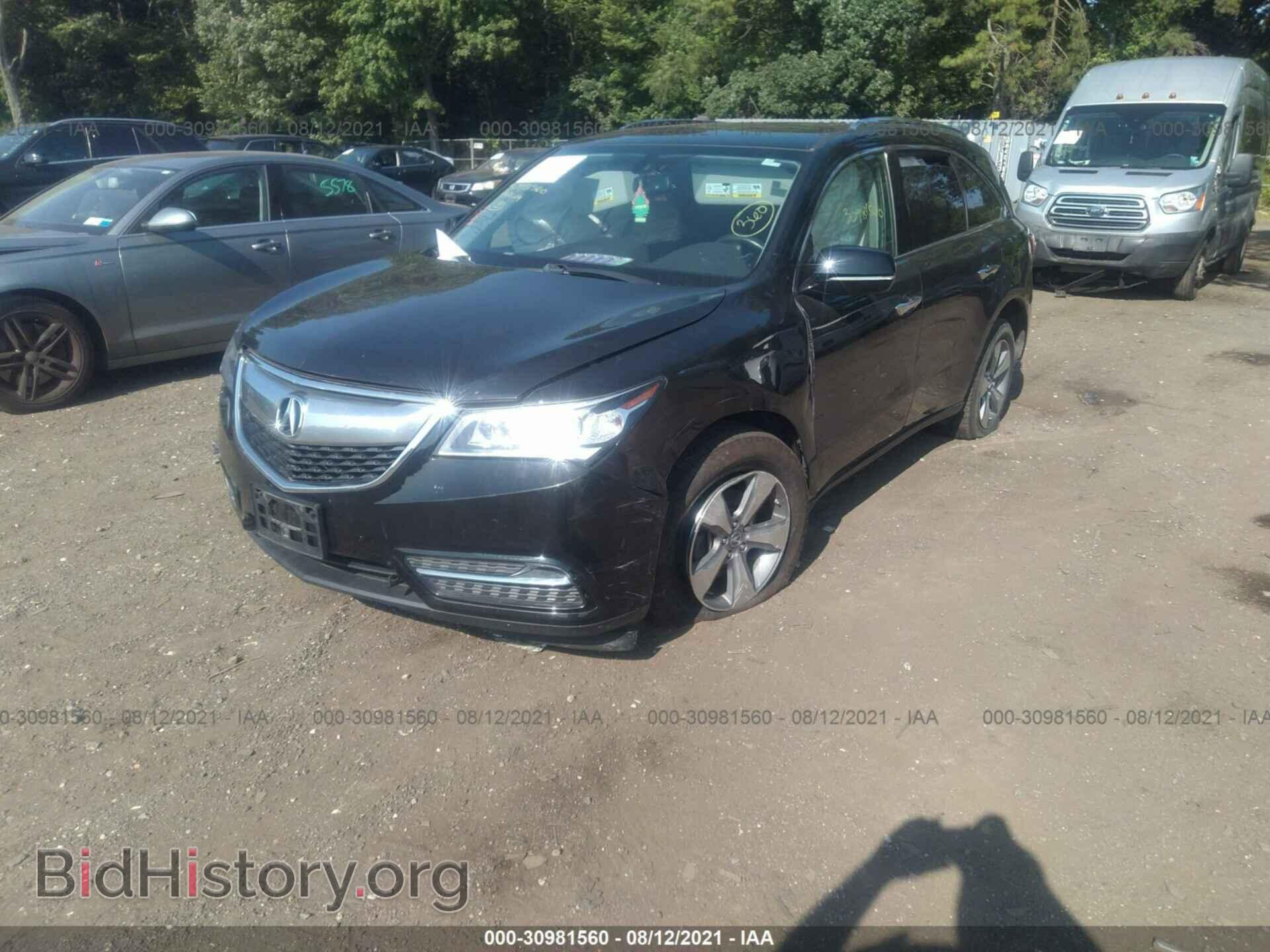 2015 ACURA MDX - VIN: 5FRYD4H22FB008548 - Фото 2