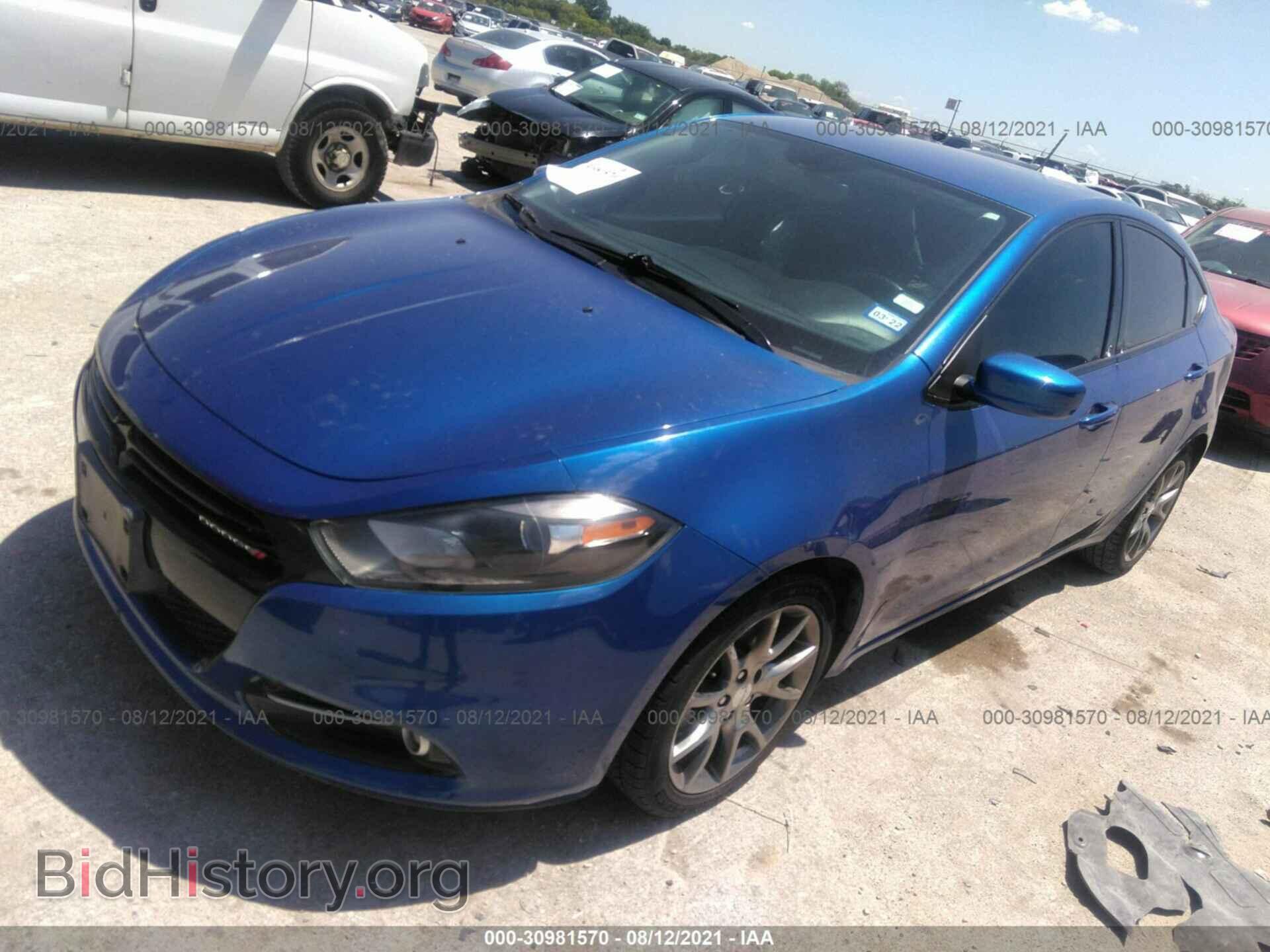 2013 DODGE DART - VIN: 1C3CDFBA2DD342028 - Фото 2