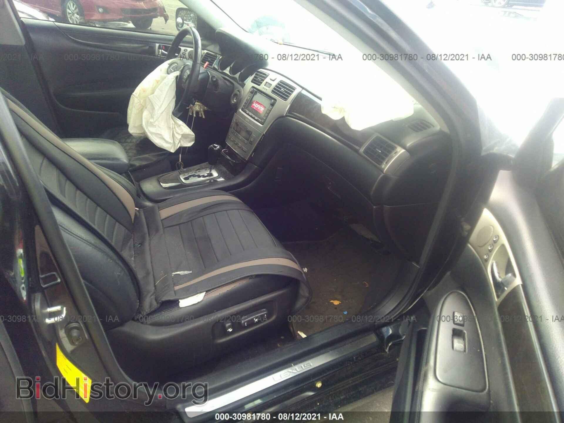2006 LEXUS ES 330 - VIN: JTHBA30G165149726 - Фото 5