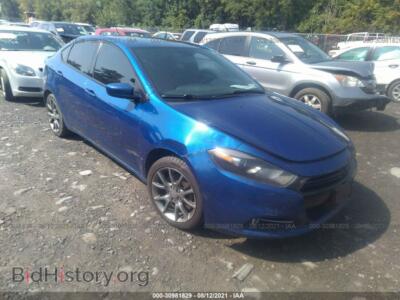 2014 Dodge DART SXT, blue — VIN 1C3CDFBB5ED854599, IAAI