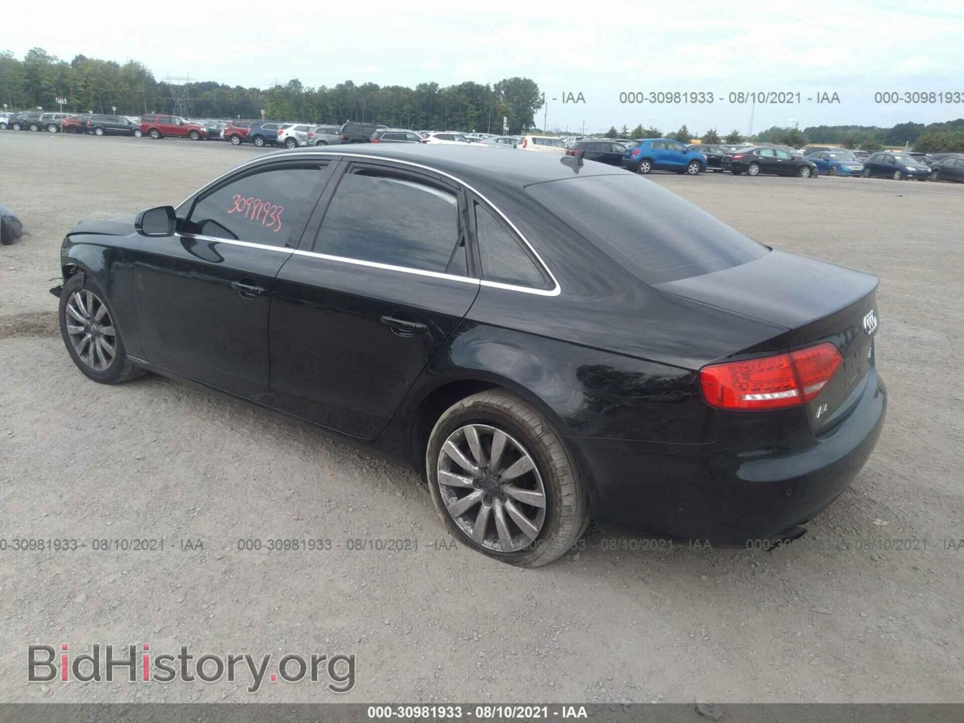 2011 AUDI A4 - VIN: WAUFFAFL6BN022314 - Фото 3