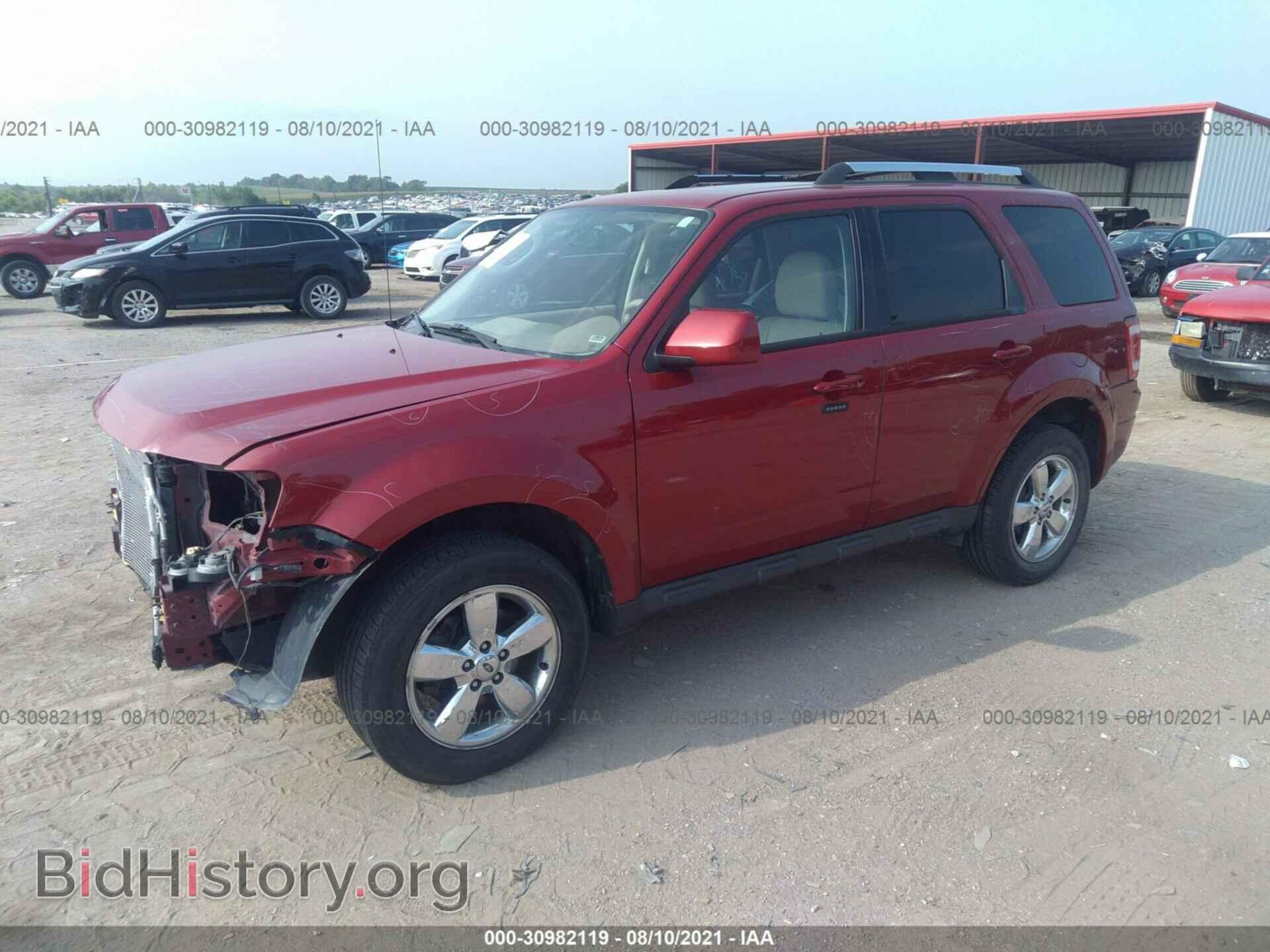 2011 FORD ESCAPE - VIN: 1FMCU9EG2BKA49621 - Фото 2