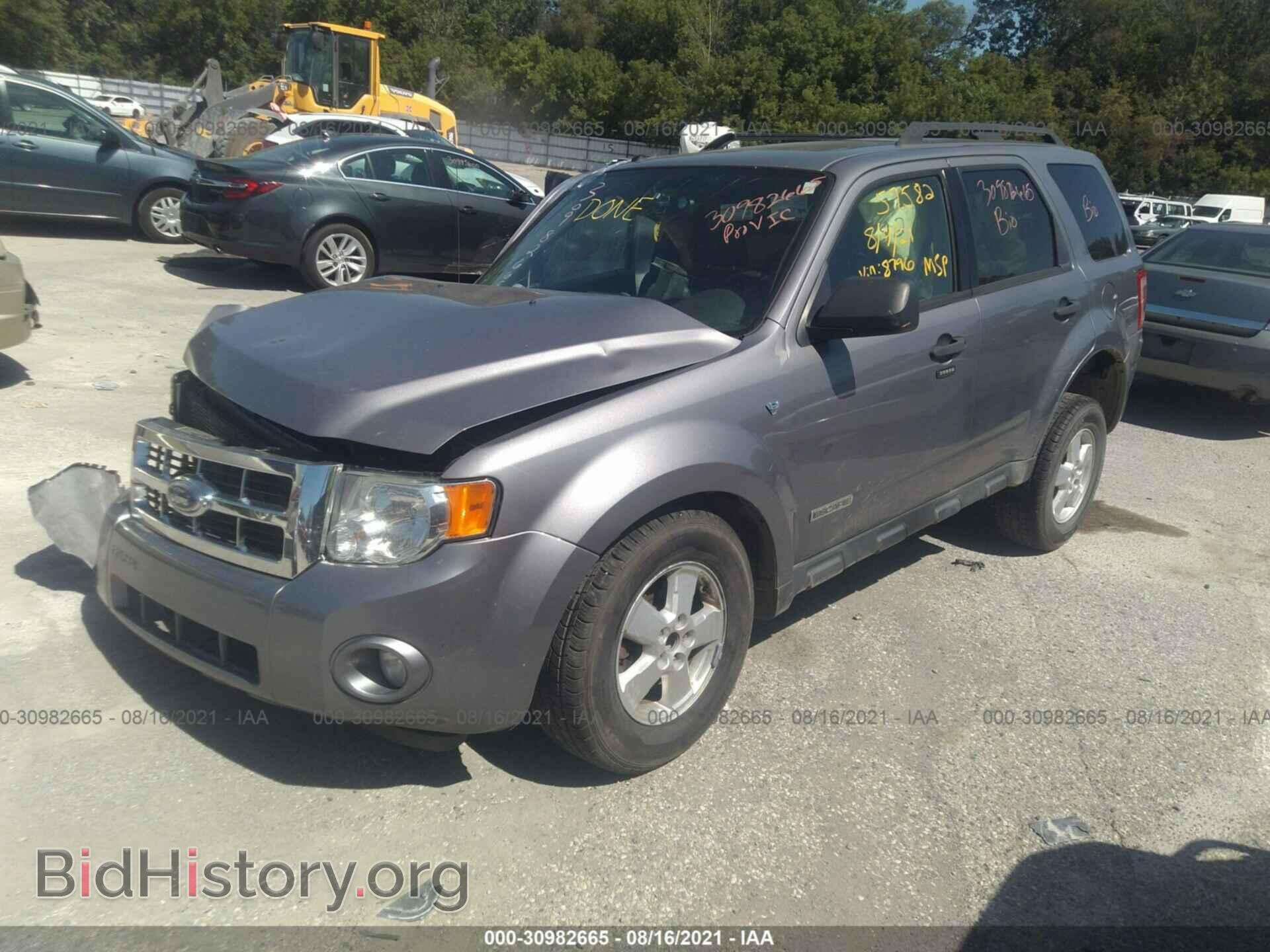2008 FORD ESCAPE - VIN: 1FMCU03108KA38796 - Фото 2