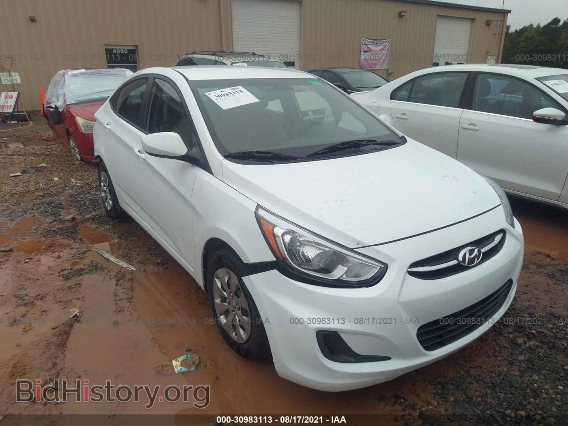Photo KMHCT4AE3GU965293 - HYUNDAI ACCENT 2016