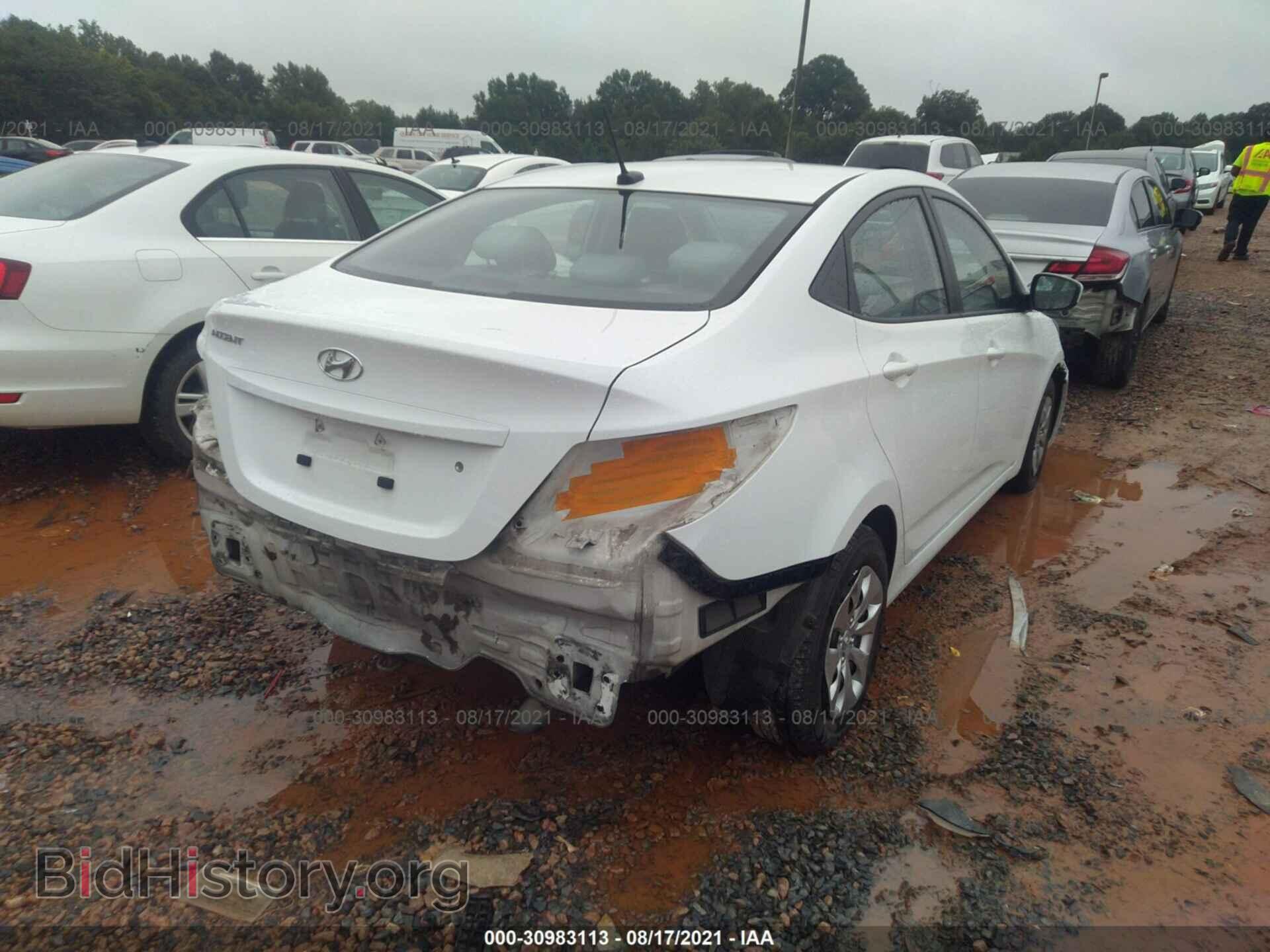 2016 HYUNDAI ACCENT - VIN: KMHCT4AE3GU965293 - Фото 4