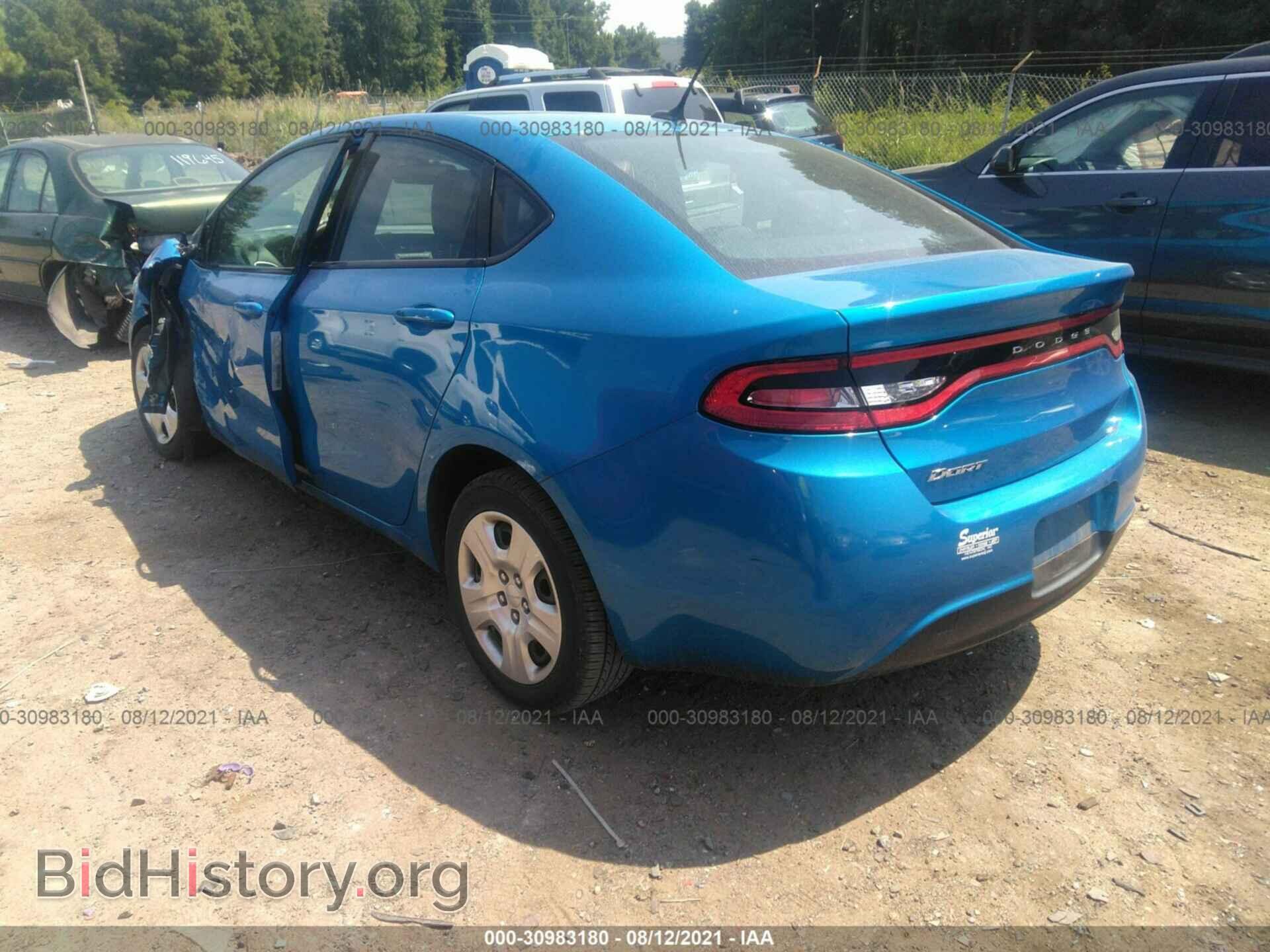 2016 DODGE DART - VIN: 1C3CDFAA3GD717947 - Фото 3