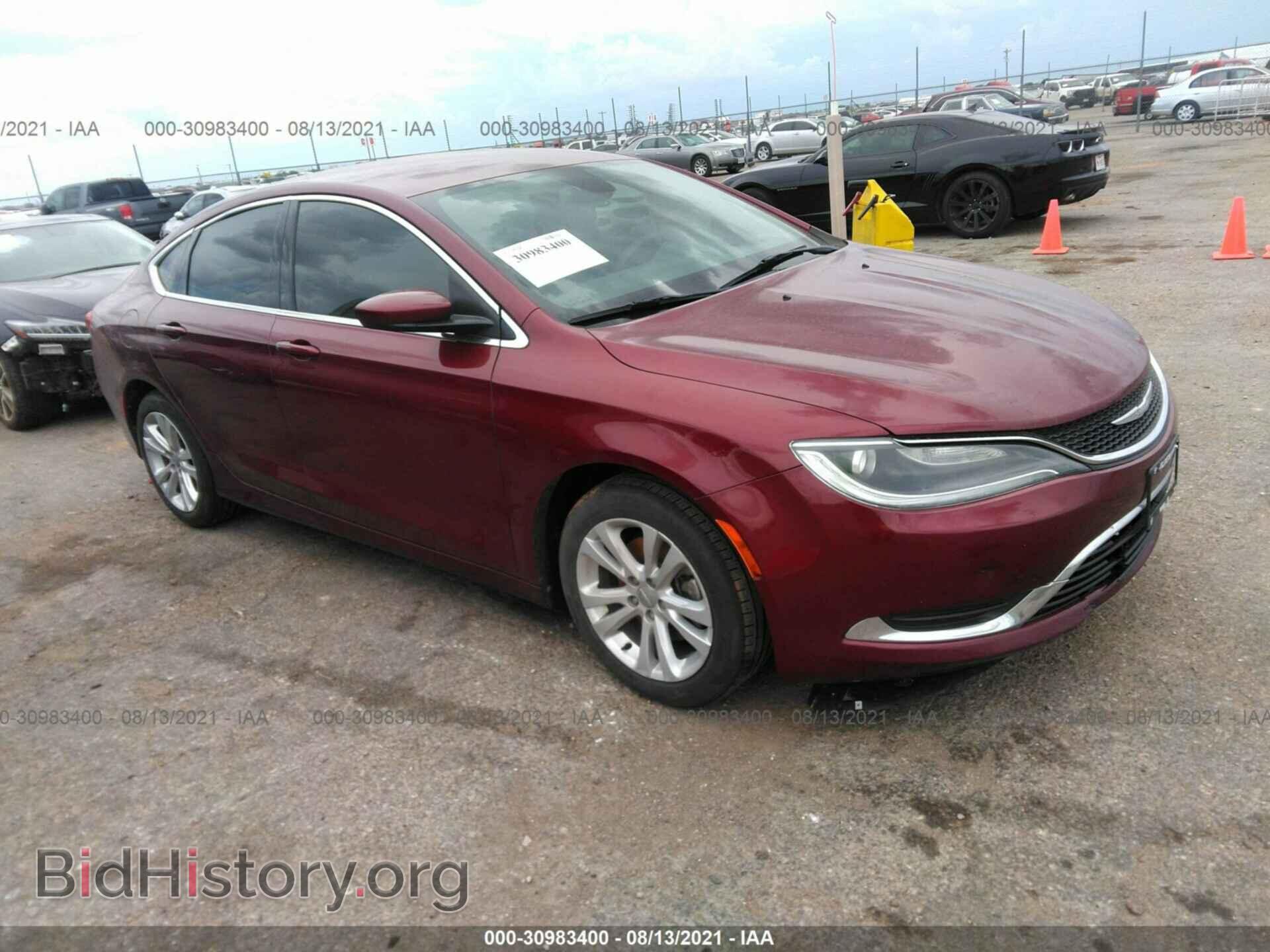 Фотография 1C3CCCAB0FN749354 - CHRYSLER 200 2015