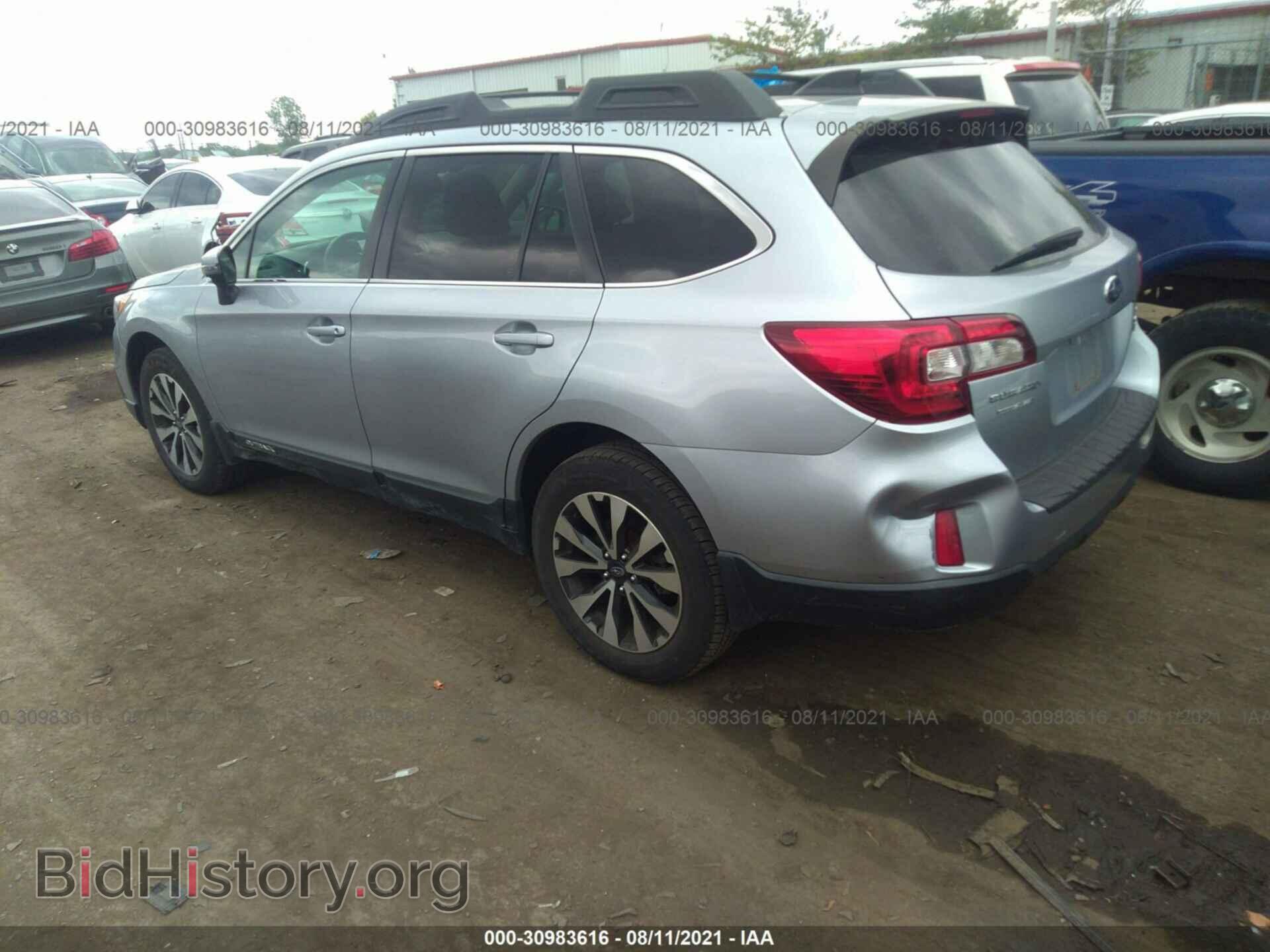 2016 SUBARU OUTBACK - VIN: 4S4BSENC3G3284652 - Фото 3