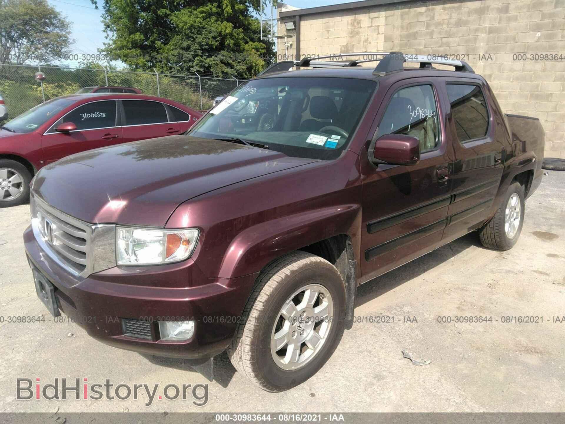 2012 HONDA RIDGELINE - VIN: 5FPYK1F41CB451268 - Фото 2