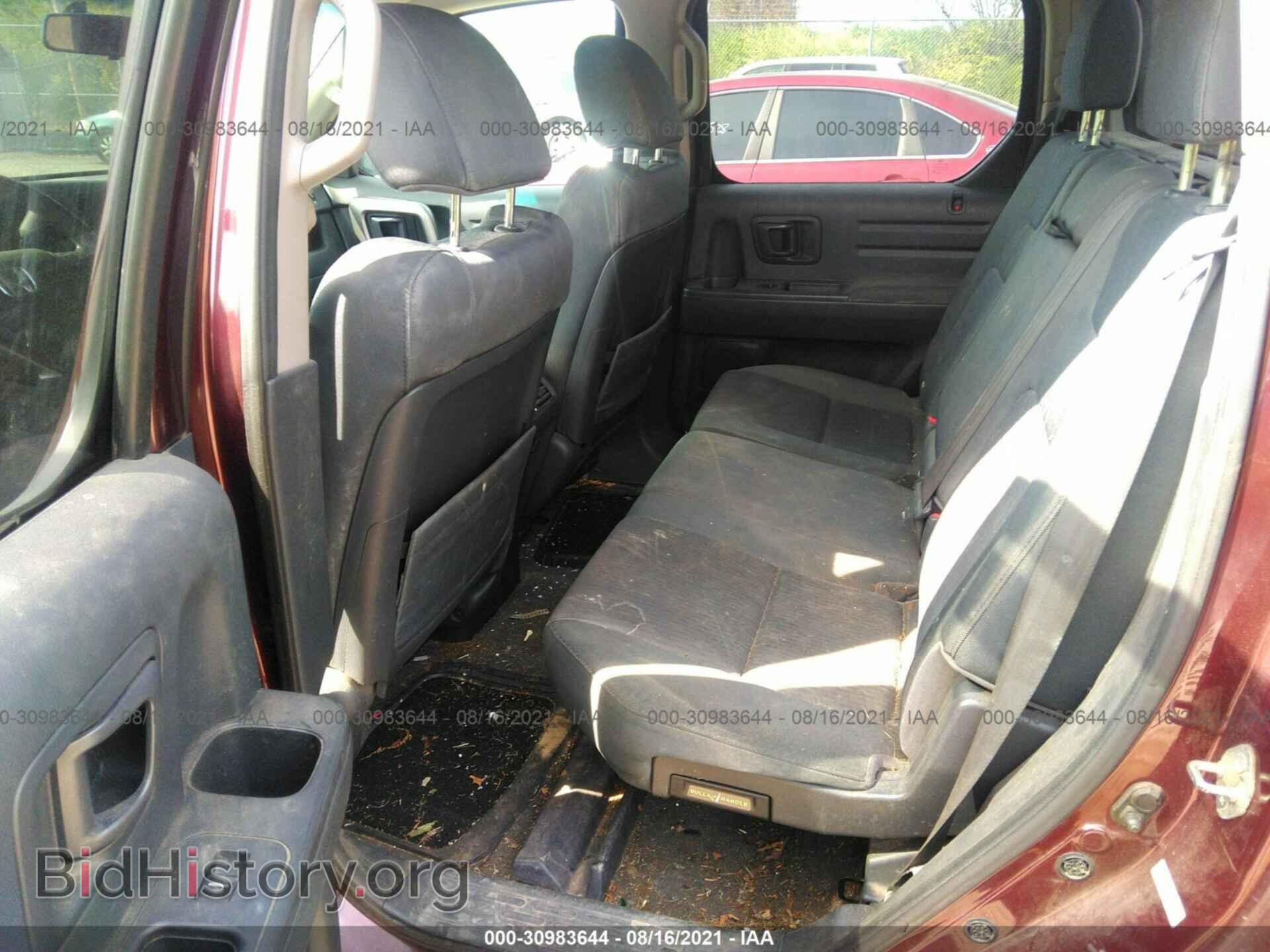 2012 HONDA RIDGELINE - VIN: 5FPYK1F41CB451268 - Фото 8