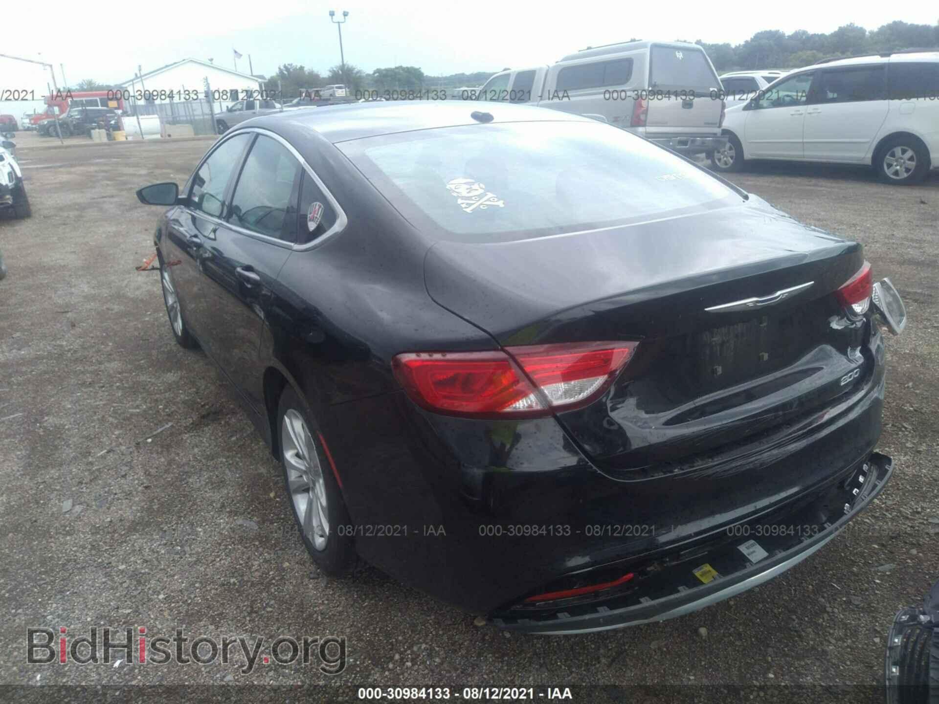 2015 CHRYSLER 200 - VIN: 1C3CCCAB0FN504084 - Фото 3