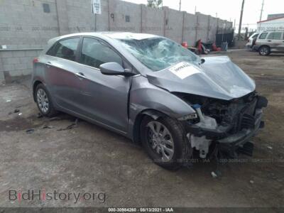2016 Hyundai ELANTRA GT, серебристый — VIN KMHD35LH3GU270362, IAAI