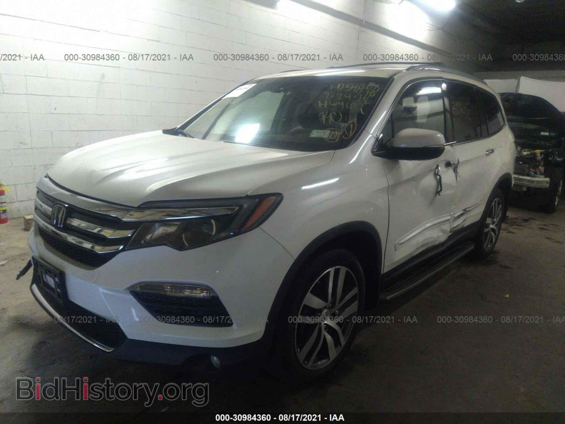 2017 HONDA PILOT - VIN: 5FNYF6H91HB001050 - Фото 2