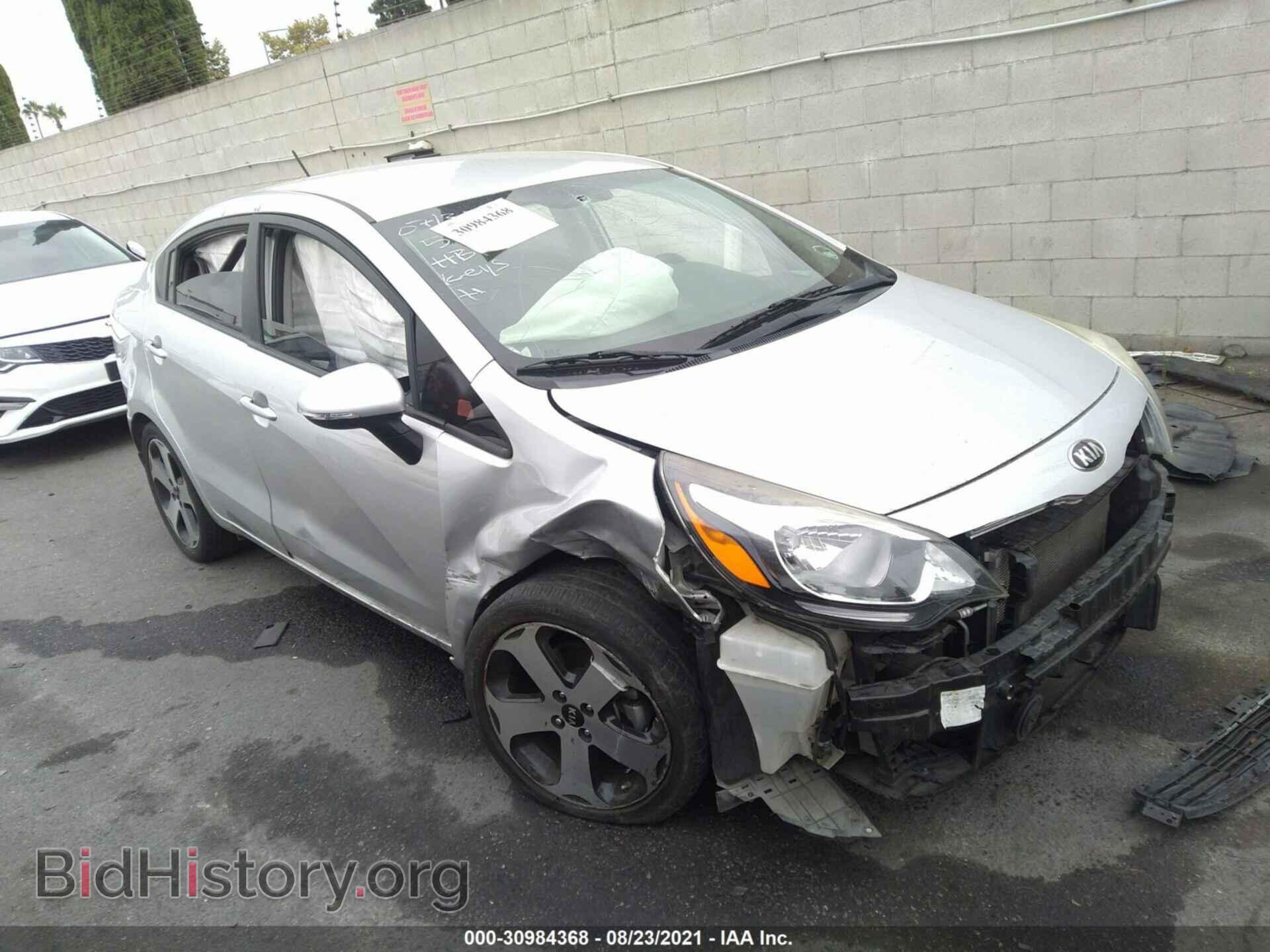Photo KNADN4A36E6358272 - KIA RIO 2014
