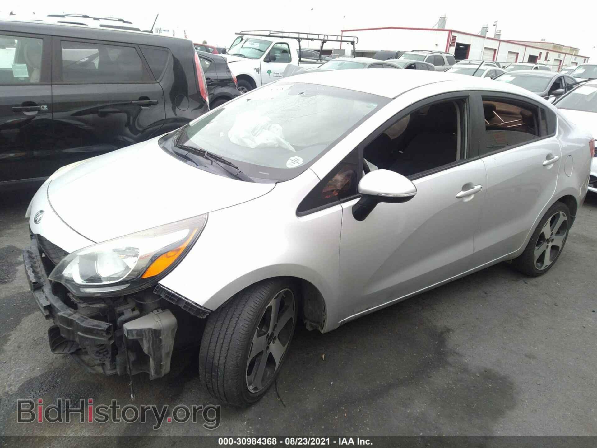 2014 KIA RIO - VIN: KNADN4A36E6358272 - Фото 2
