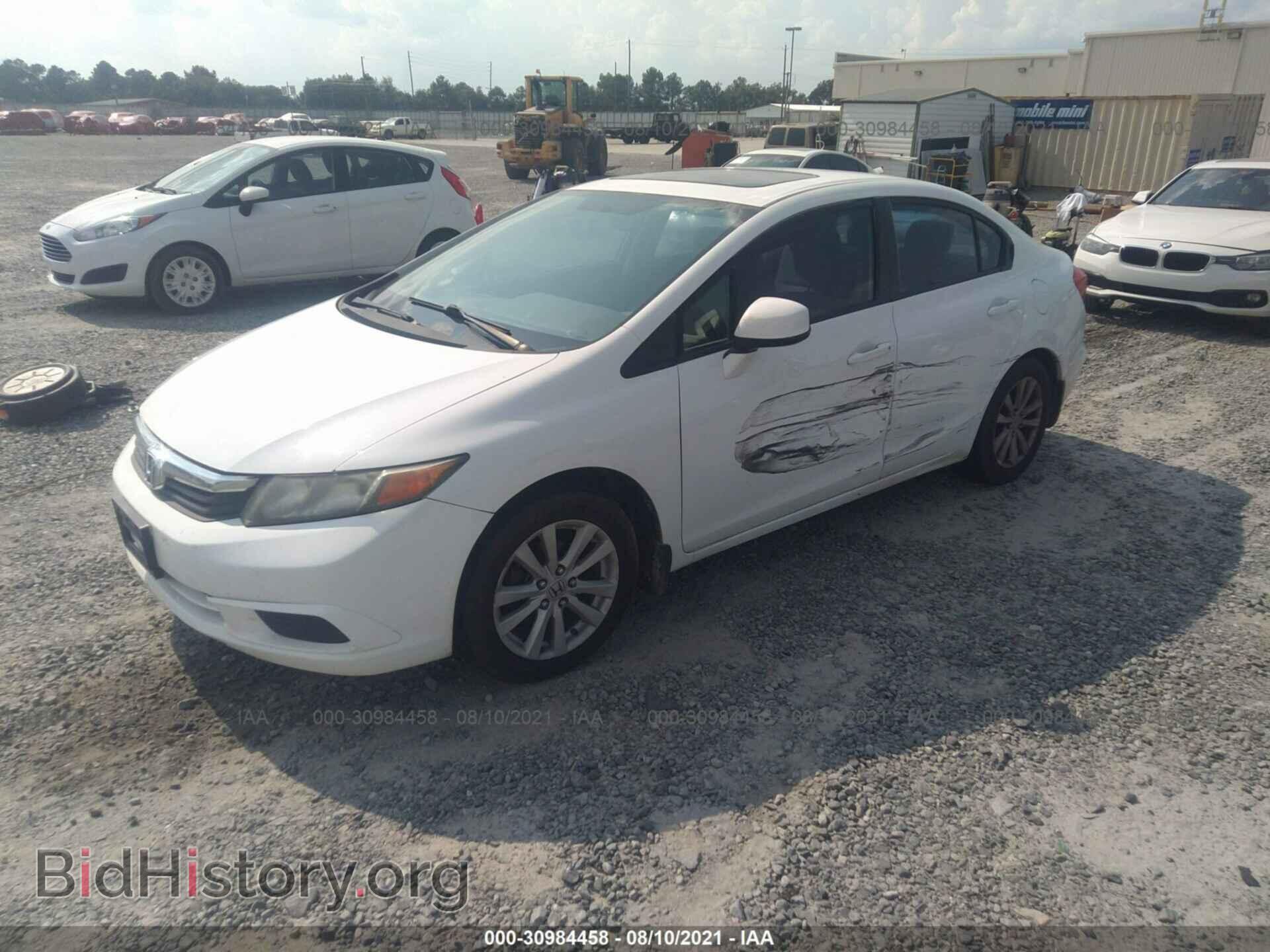 2012 HONDA CIVIC SDN - VIN: 2HGFB2F87CH309401 - Фото 2