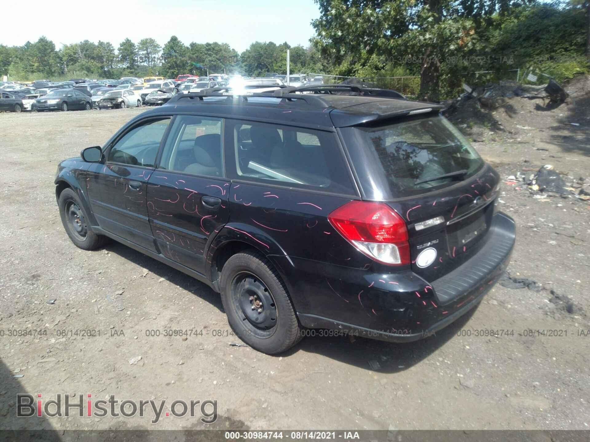 2008 SUBARU OUTBACK - VIN: 4S4BP60CX87354950 - Фото 3