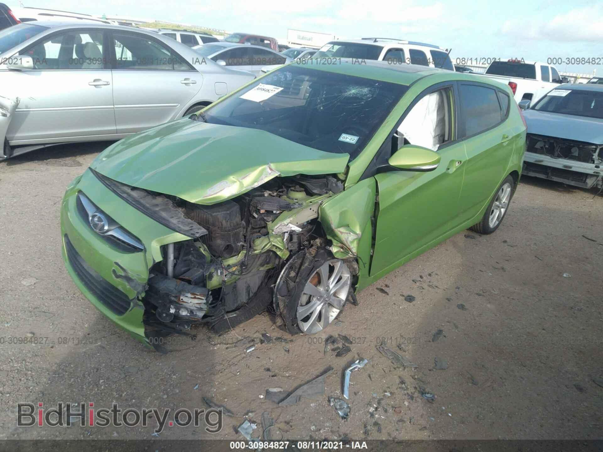 2014 HYUNDAI ACCENT - VIN: KMHCU5AE7EU197401 - Фото 2
