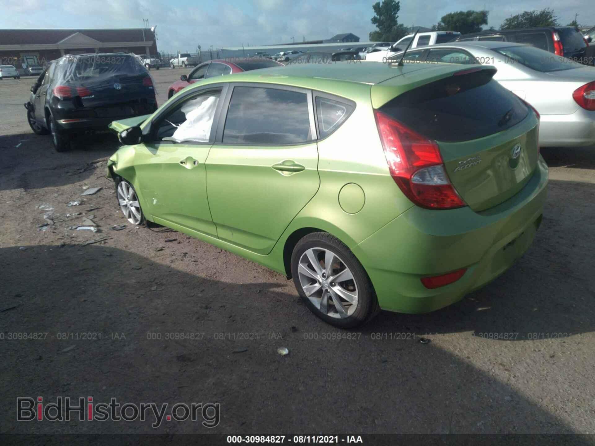 2014 HYUNDAI ACCENT - VIN: KMHCU5AE7EU197401 - Фото 3