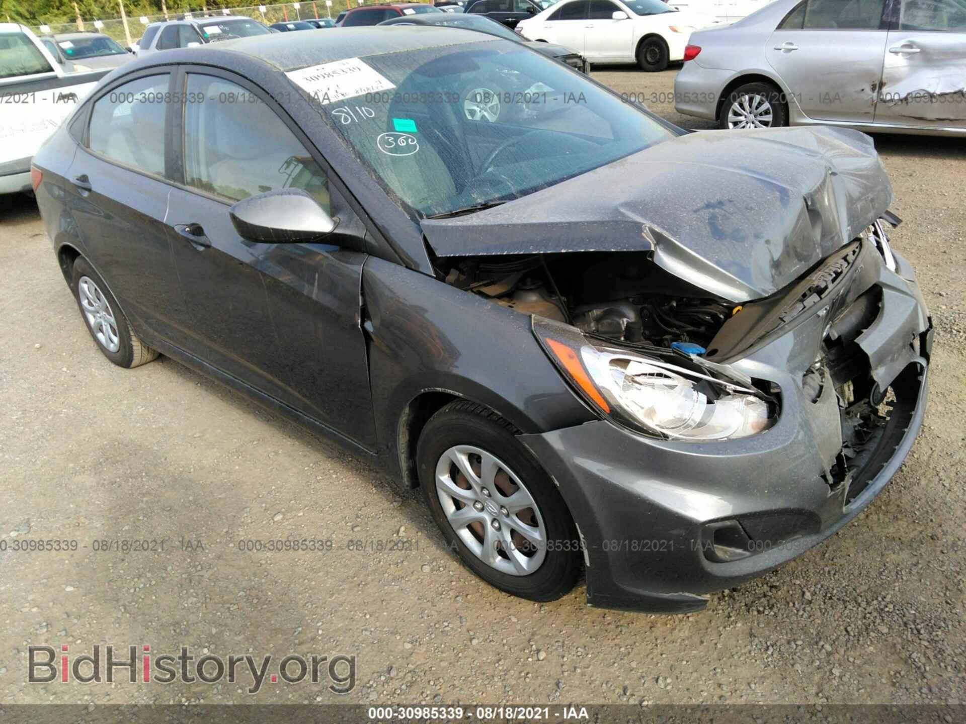 Photo KMHCT4AE1CU074302 - HYUNDAI ACCENT 2012