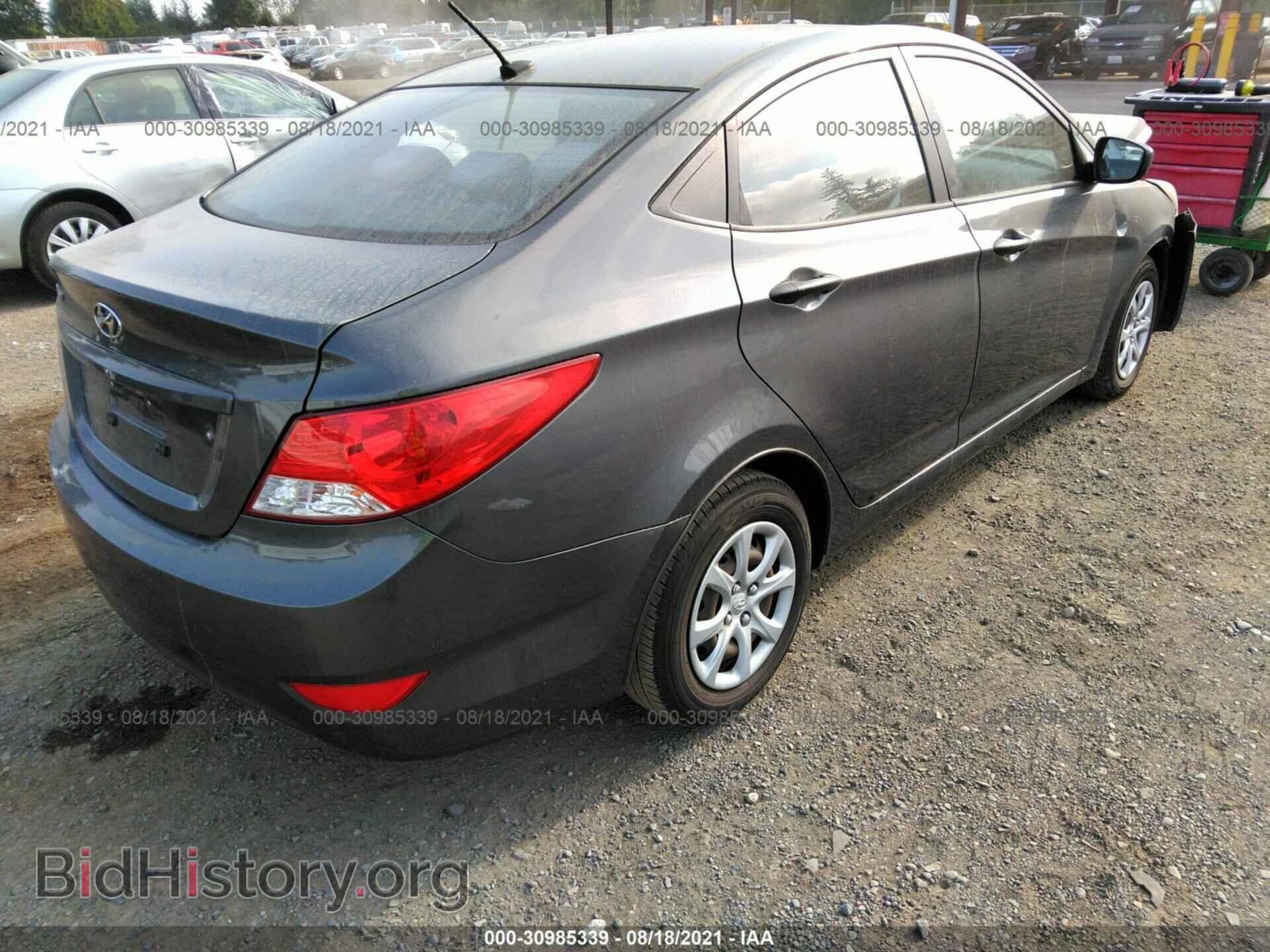 2012 HYUNDAI ACCENT - VIN: KMHCT4AE1CU074302 - Фото 4