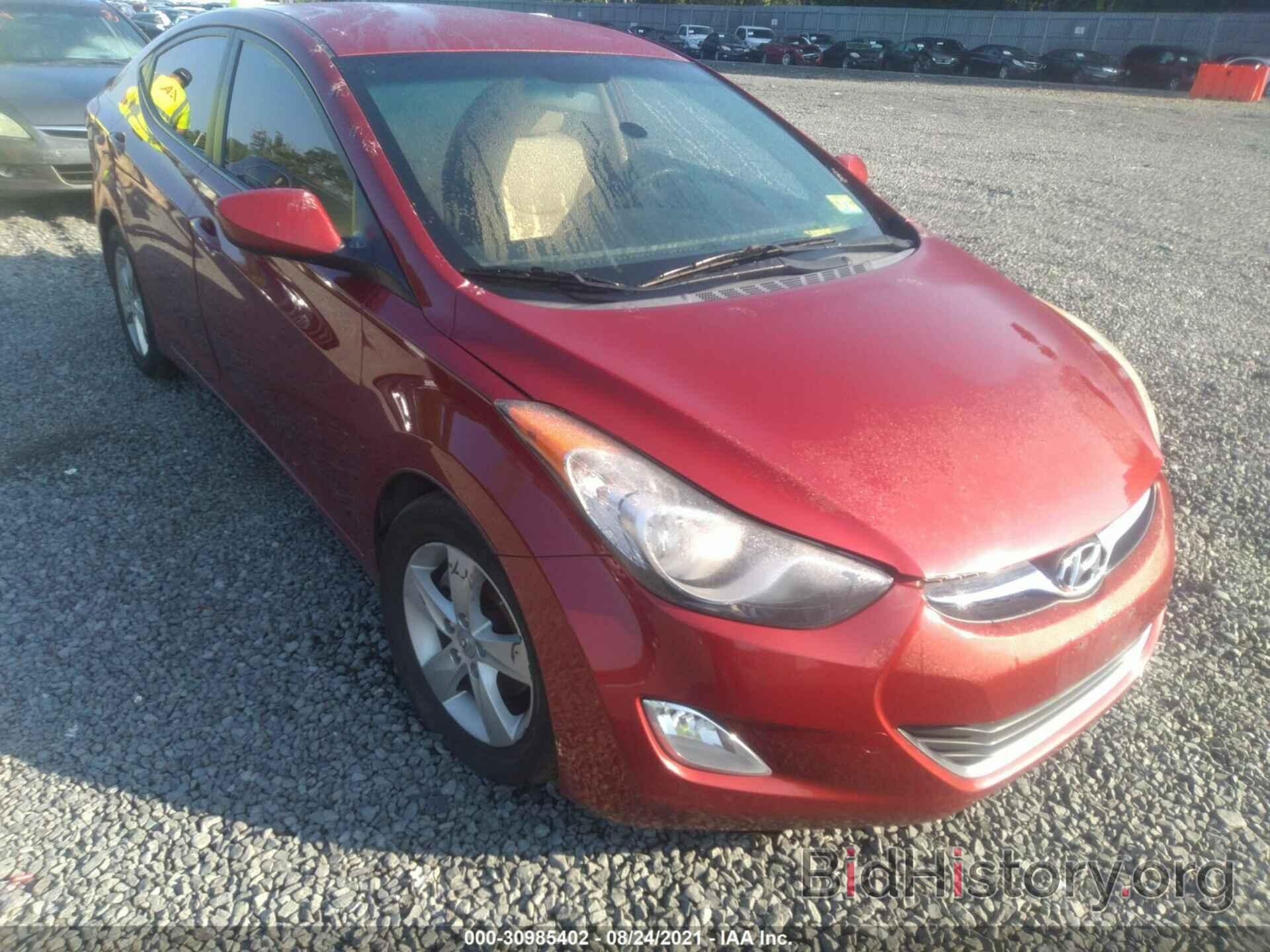 Photo KMHDH4AE4CU186985 - HYUNDAI ELANTRA 2012