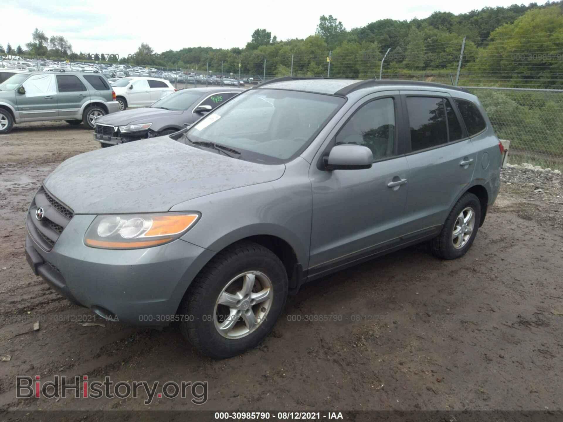2008 HYUNDAI SANTA FE - VIN: 5NMSG73D98H140362 - Фото 2