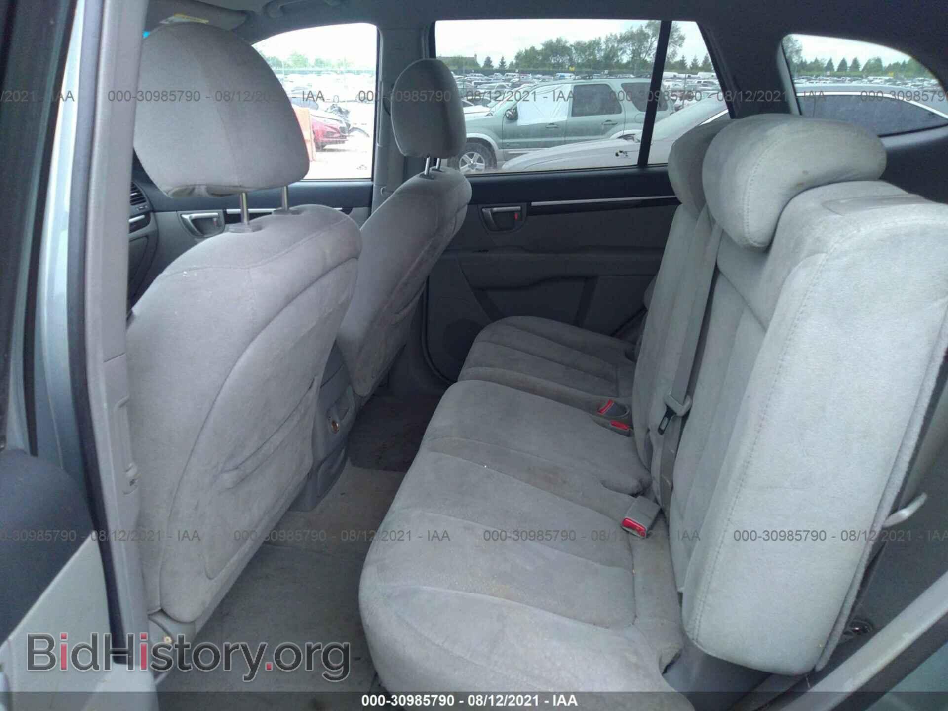 2008 HYUNDAI SANTA FE - VIN: 5NMSG73D98H140362 - Фото 8