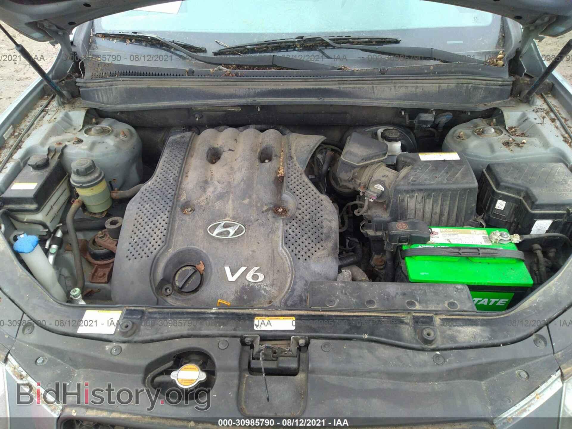 2008 HYUNDAI SANTA FE - VIN: 5NMSG73D98H140362 - Фото 10