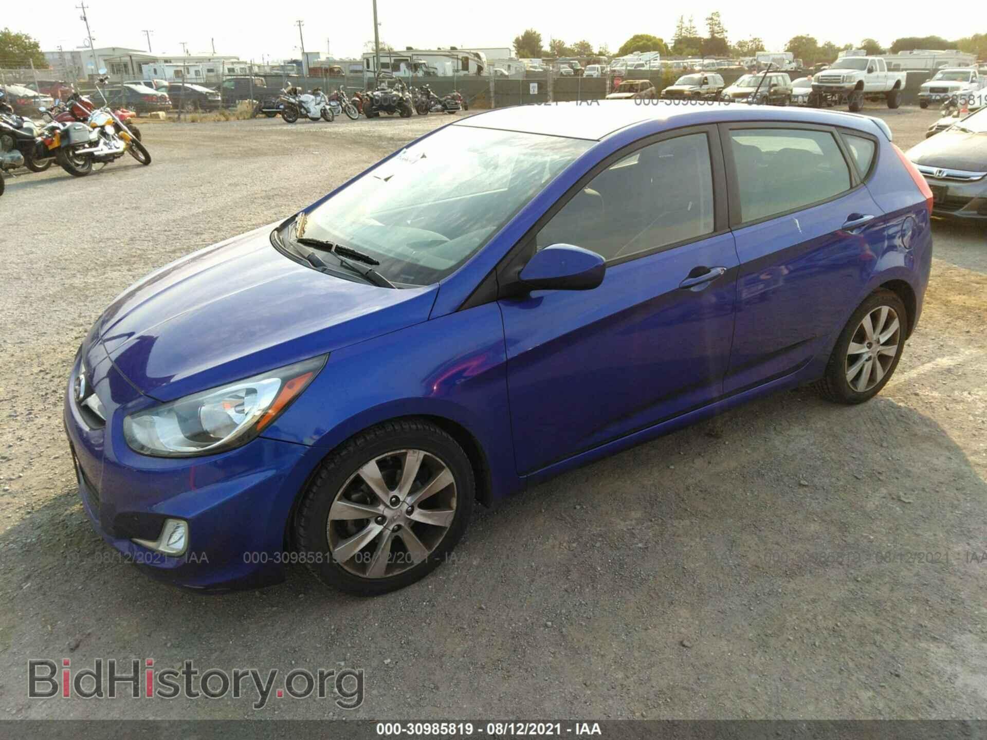 2012 HYUNDAI ACCENT - VIN: KMHCU5AE4CU018809 - Фото 2