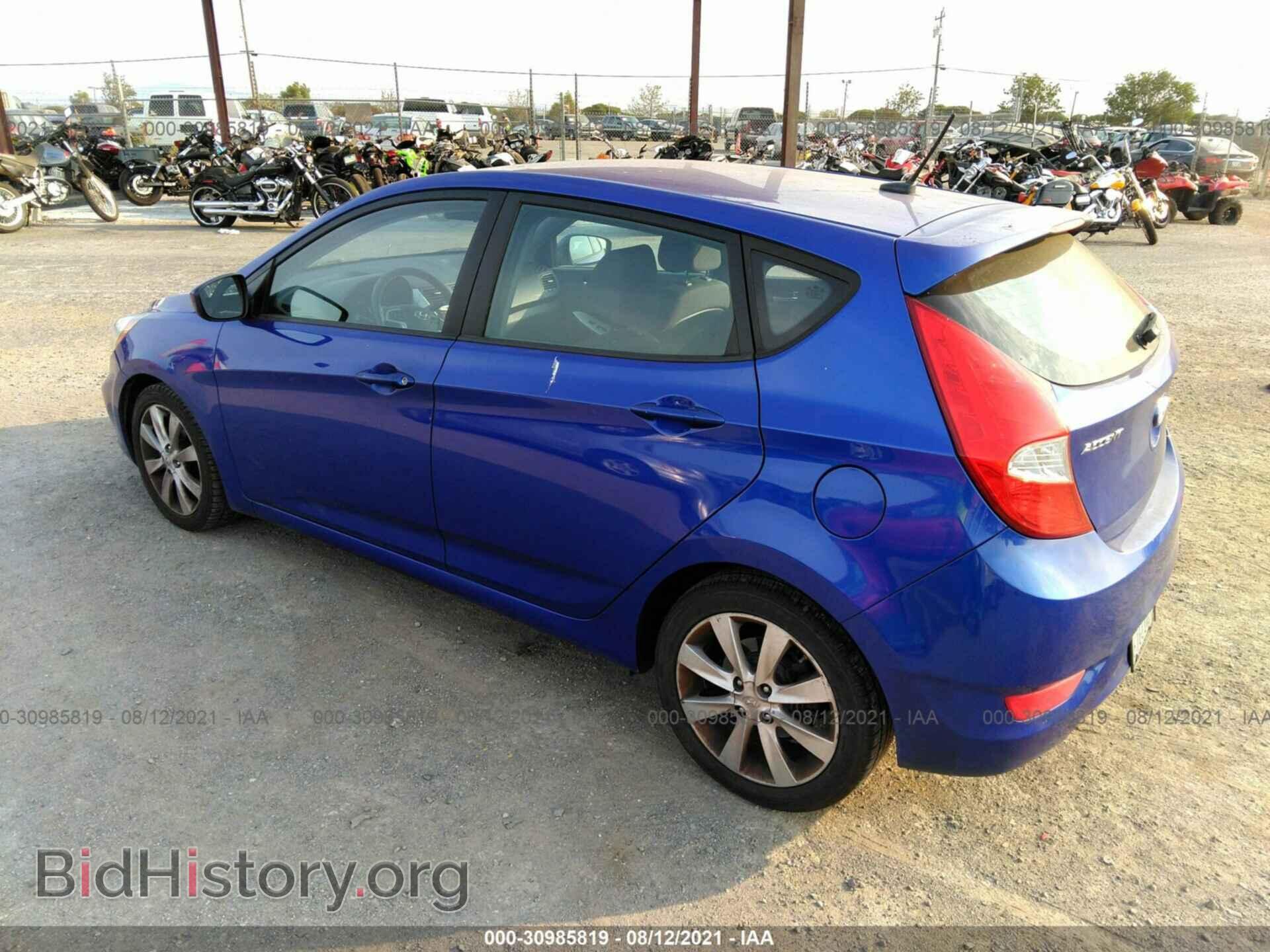2012 HYUNDAI ACCENT - VIN: KMHCU5AE4CU018809 - Фото 3