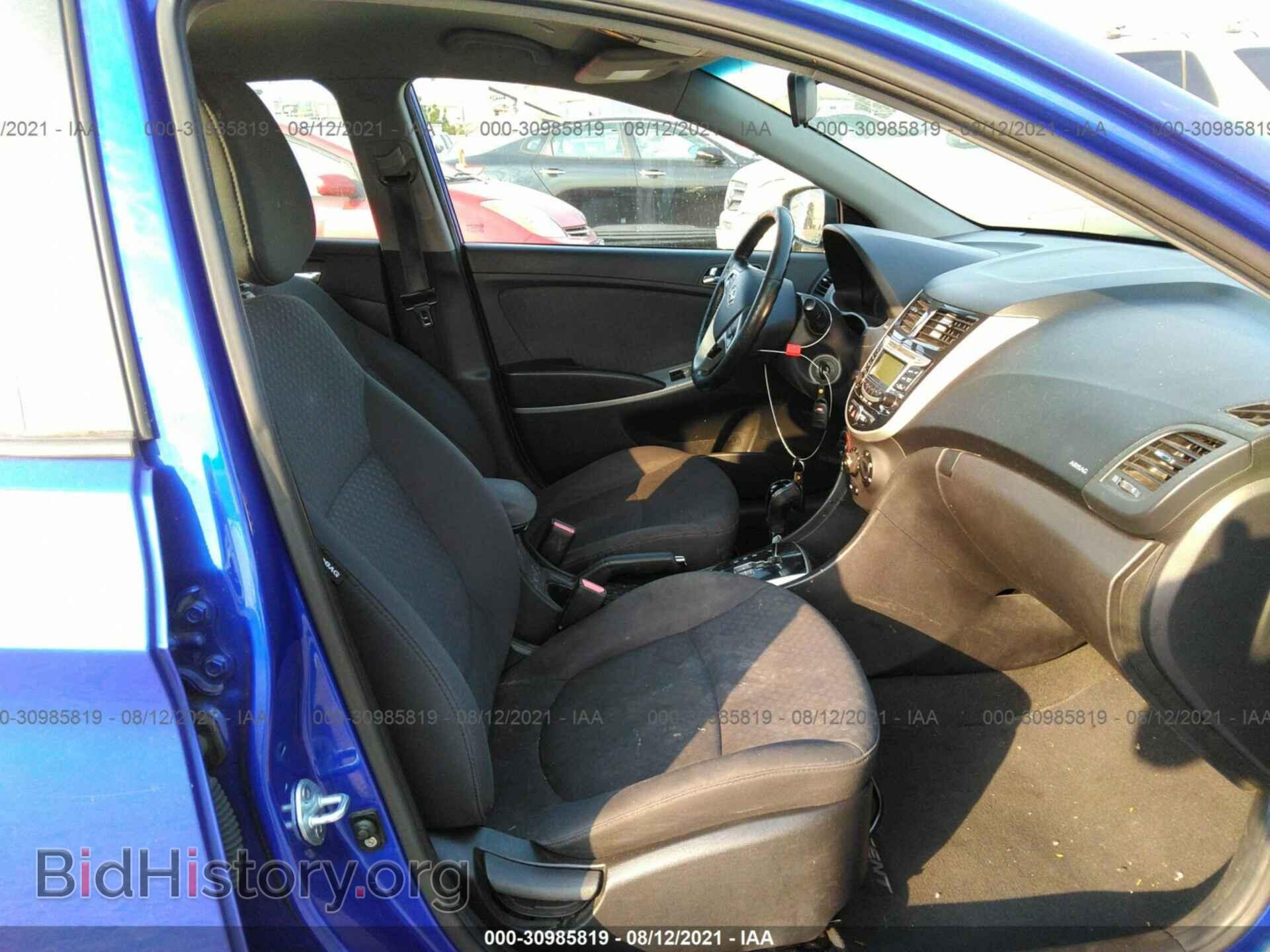 2012 HYUNDAI ACCENT - VIN: KMHCU5AE4CU018809 - Фото 5