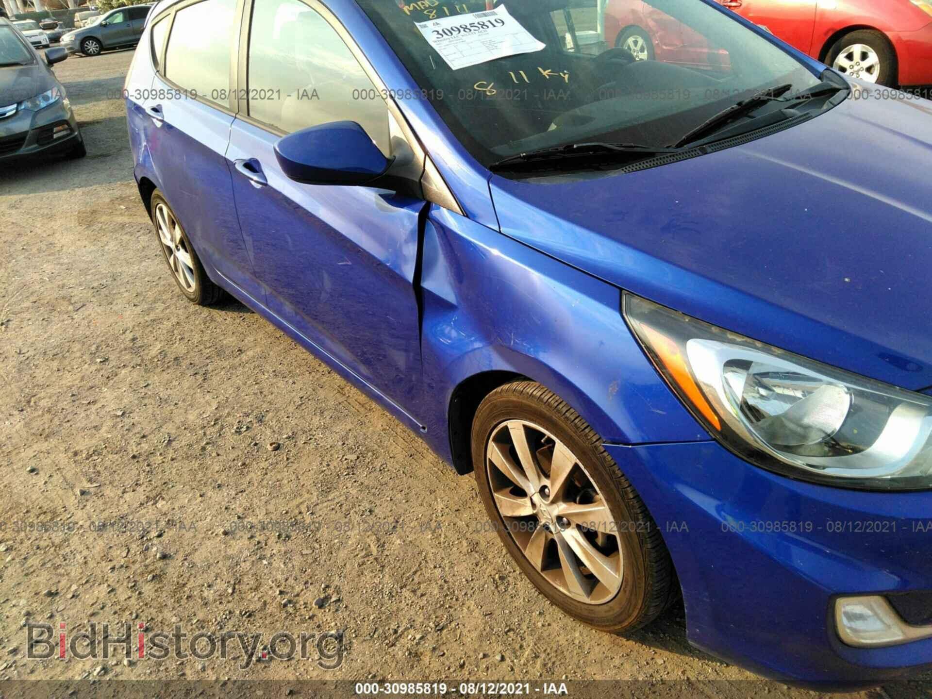 2012 HYUNDAI ACCENT - VIN: KMHCU5AE4CU018809 - Фото 6