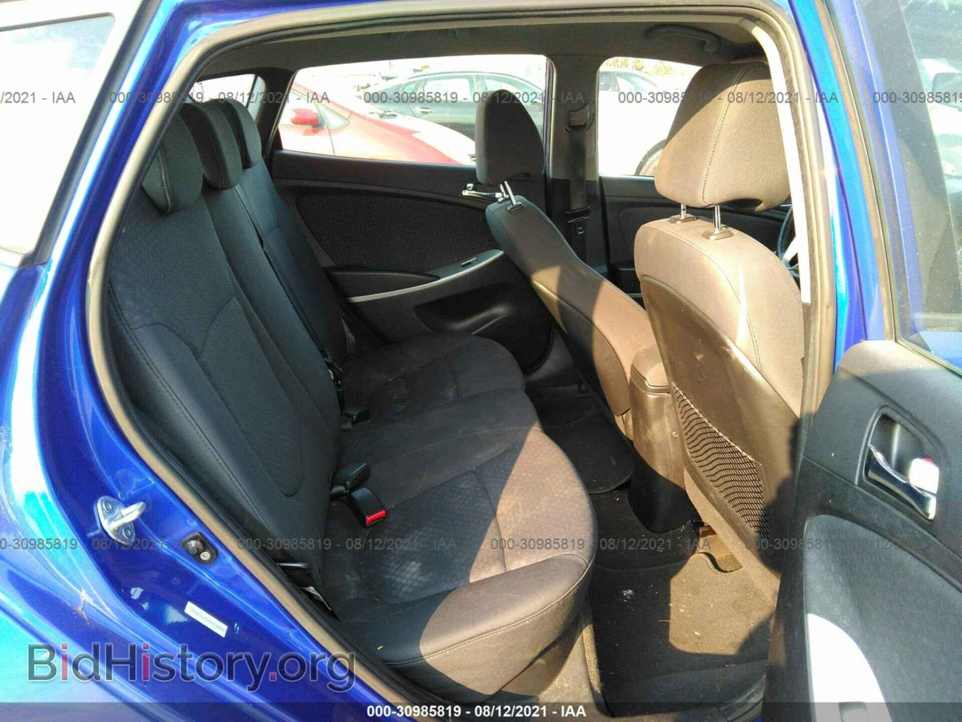 2012 HYUNDAI ACCENT - VIN: KMHCU5AE4CU018809 - Фото 8