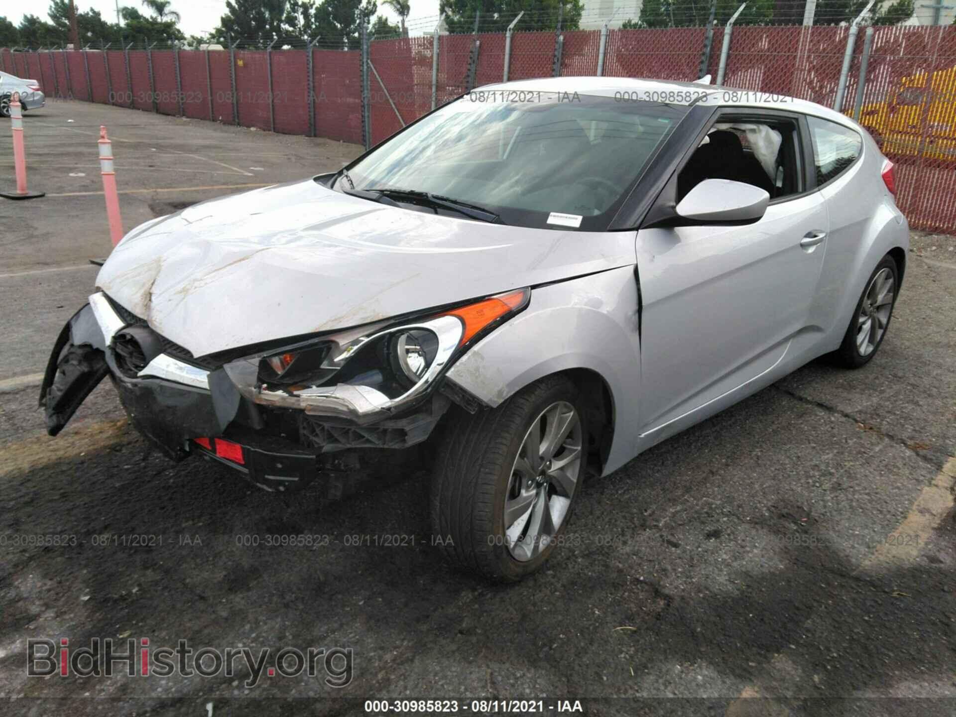 2017 HYUNDAI VELOSTER - VIN: KMHTC6AD8HU309904 - Фото 2