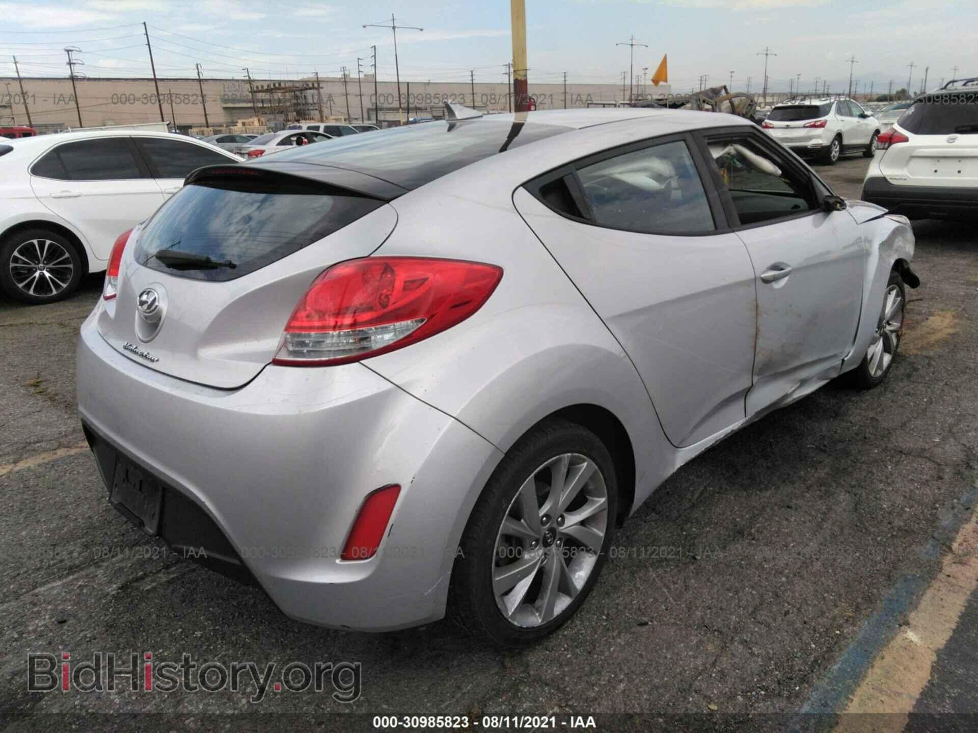 2017 HYUNDAI VELOSTER - VIN: KMHTC6AD8HU309904 - Фото 4