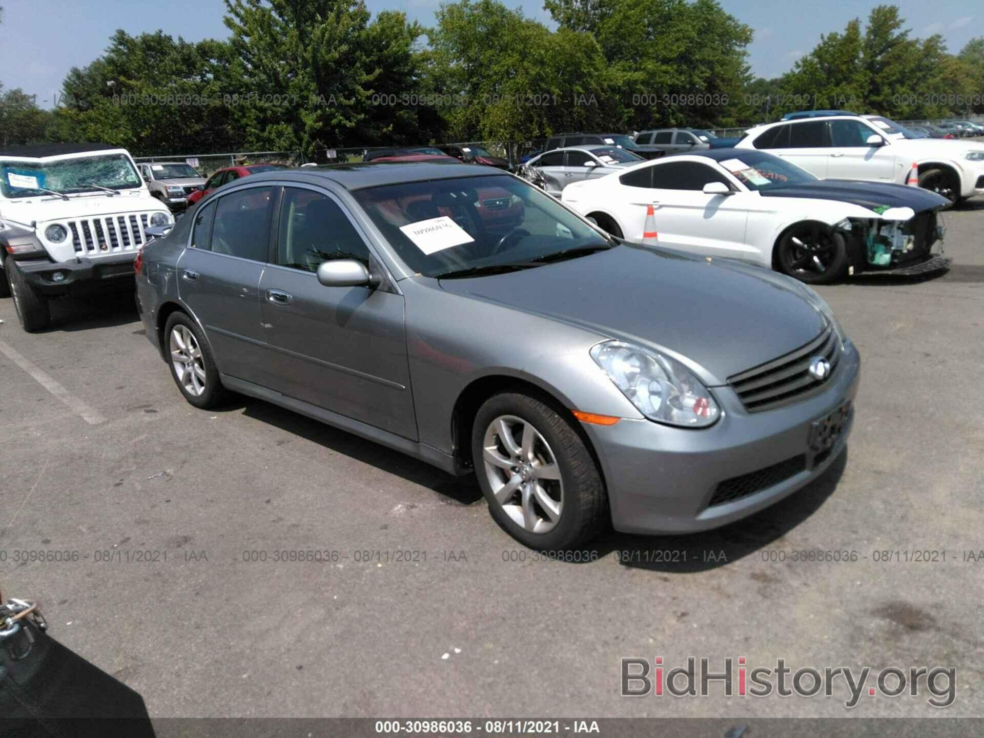 Фотография JNKCV51F96M605620 - INFINITI G35 SEDAN 2006