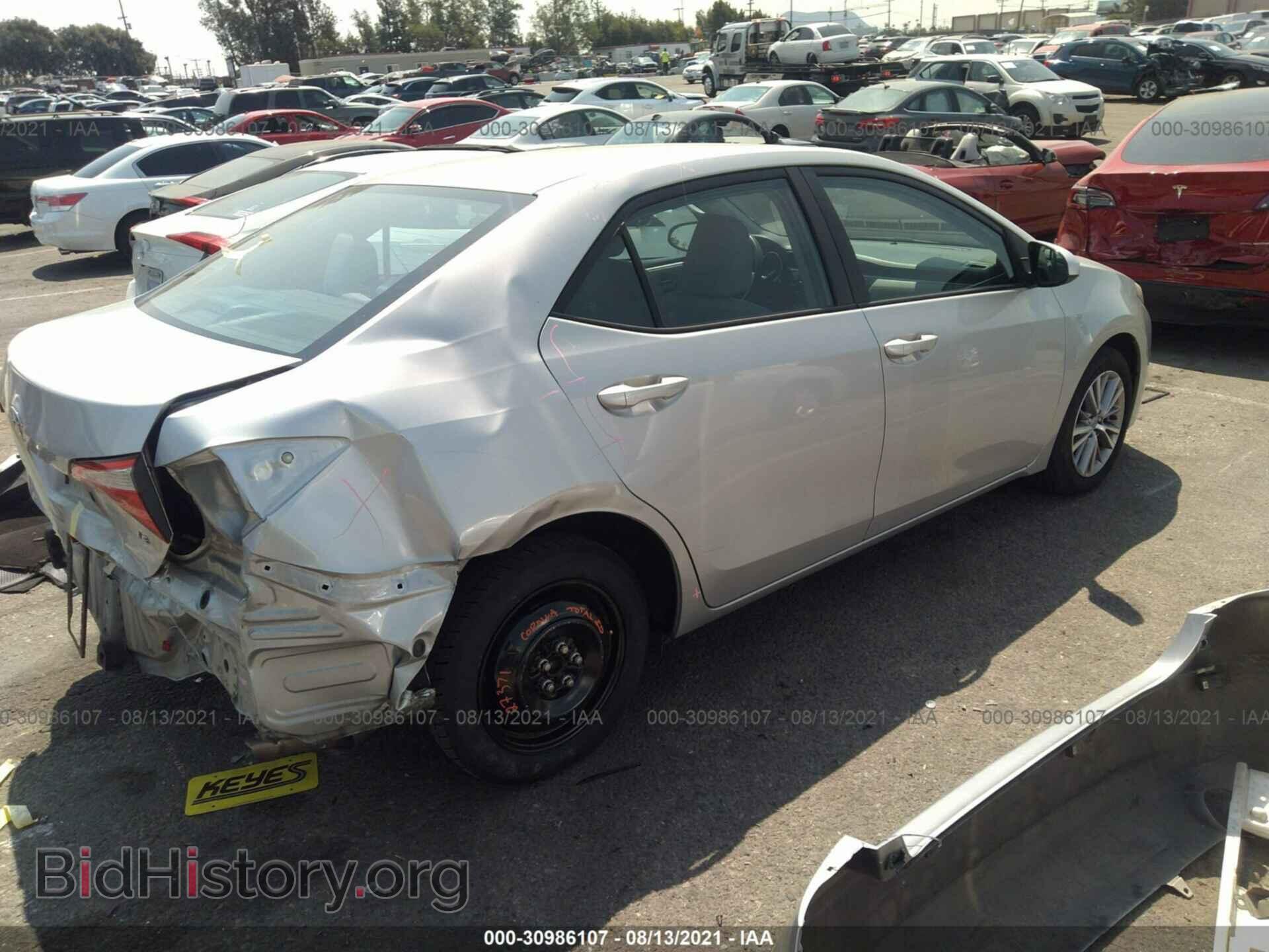 2014 TOYOTA COROLLA - VIN: 5YFBURHE0EP168574 - Фото 4